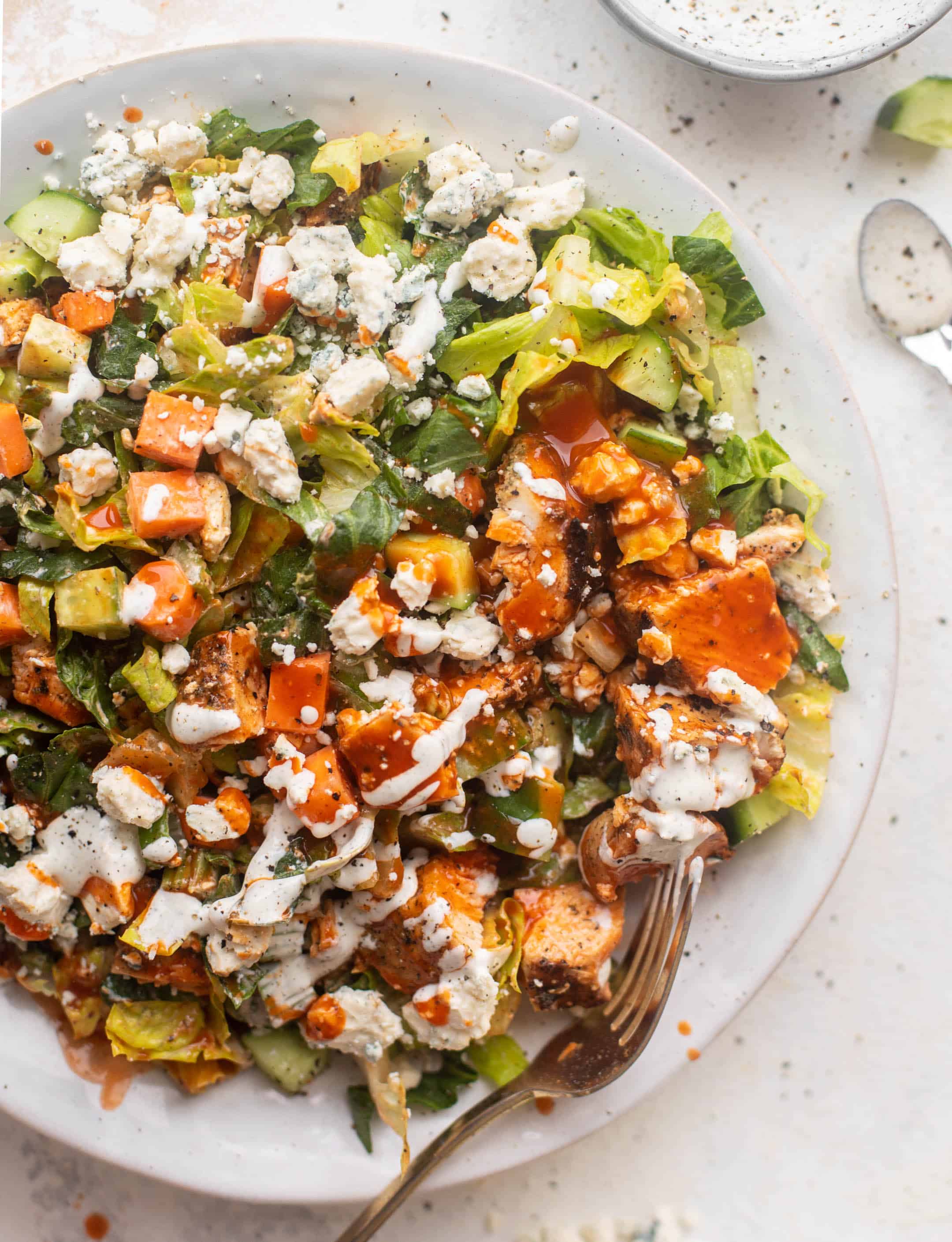buffalo chicken chopped salad