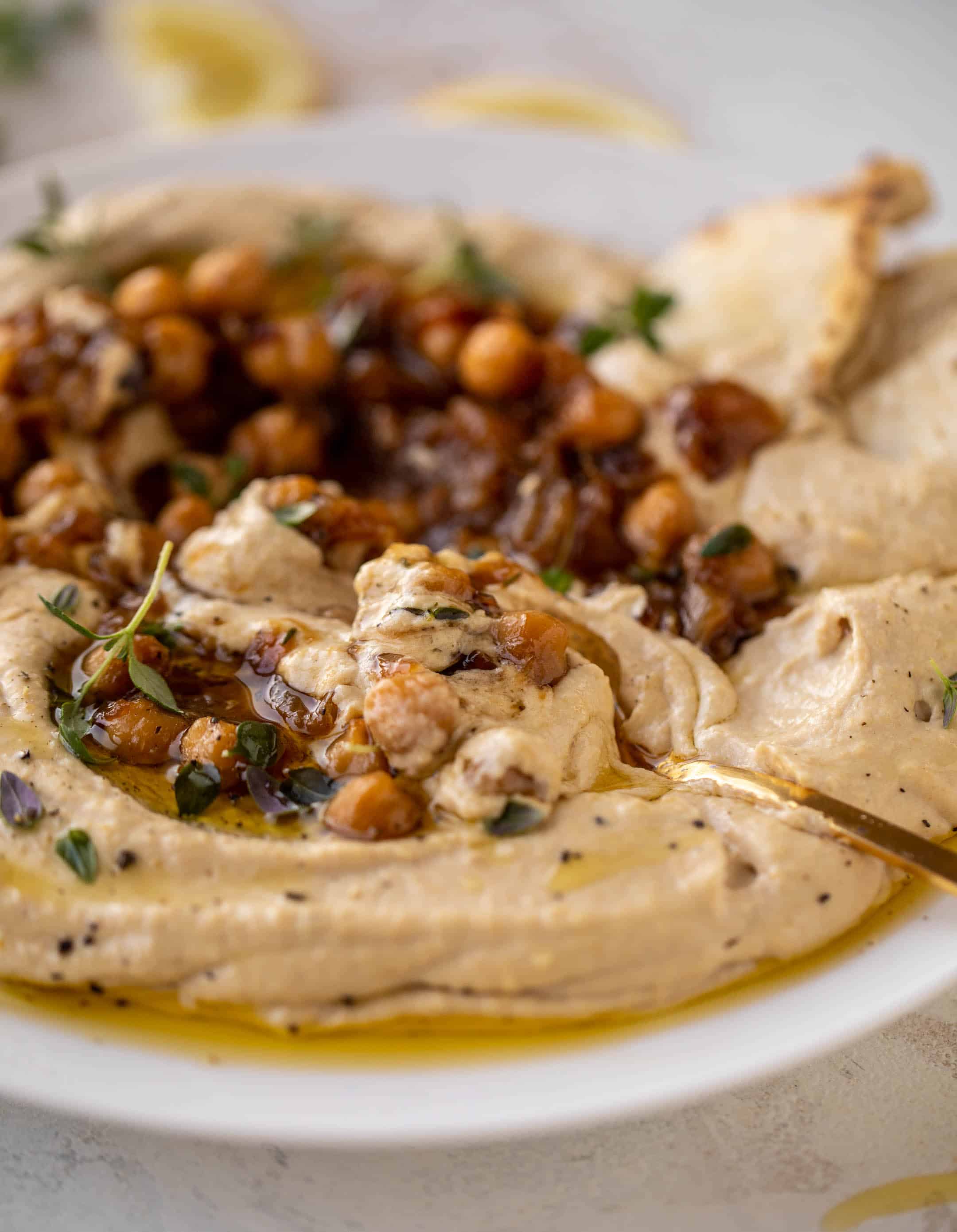 caramelized onion hummus