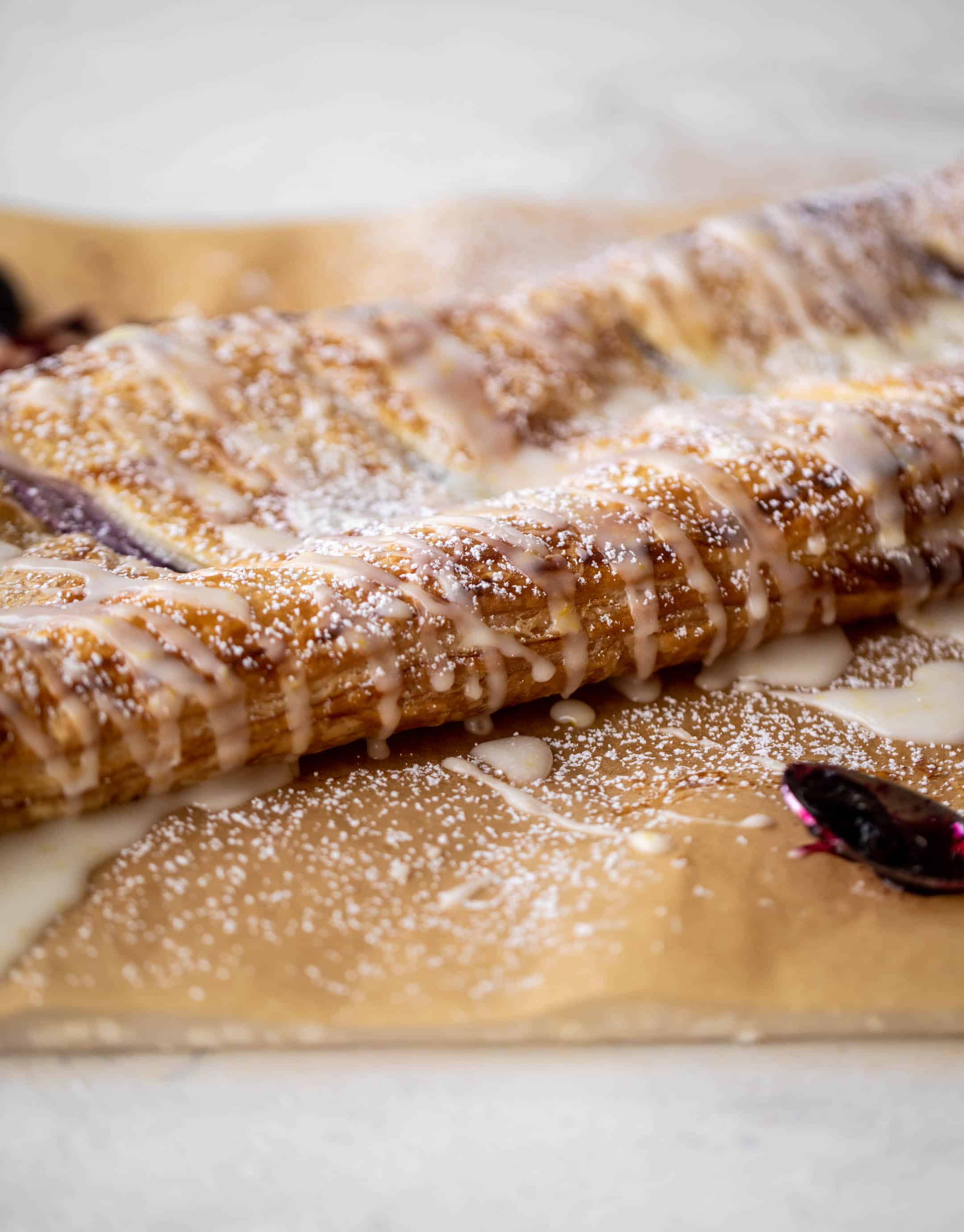 lemon blueberry cheese danish