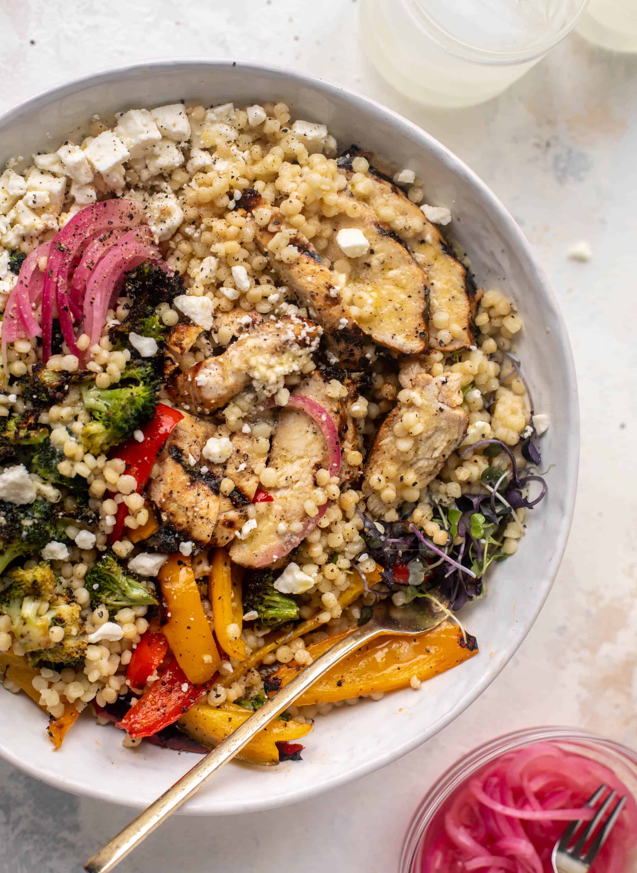 grilled lemonade chicken bowls