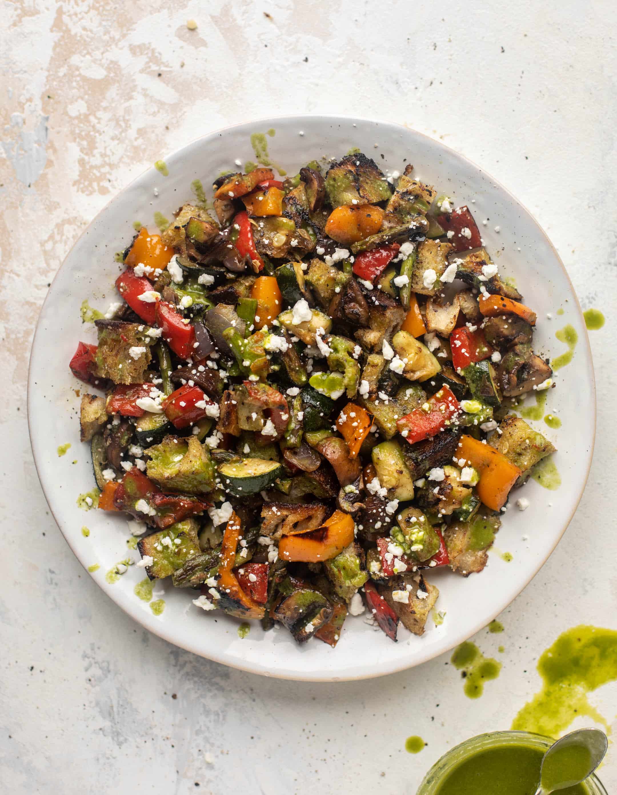 grilled vegetable panzanella