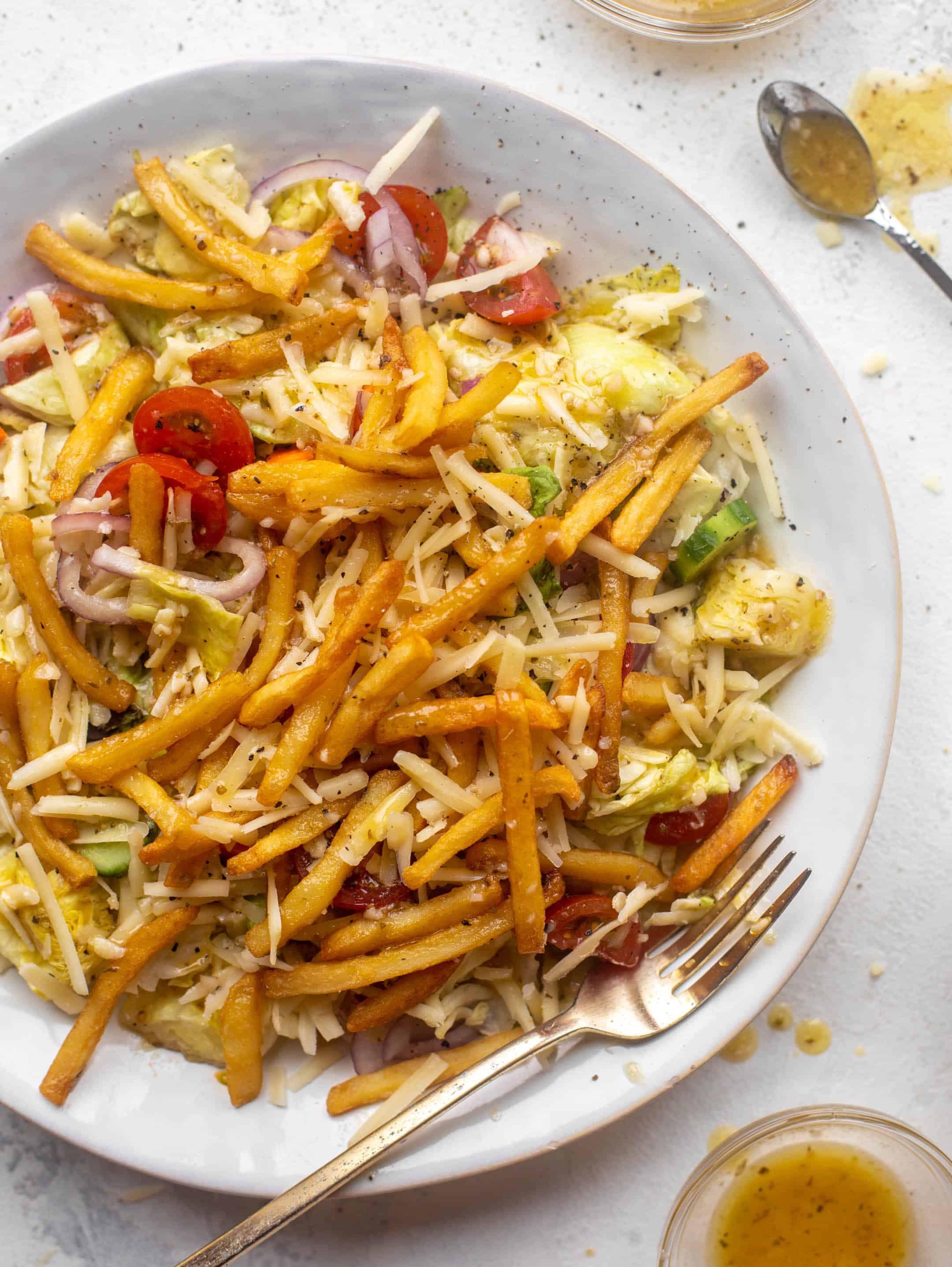 pittsburgh salad with best italian dressing