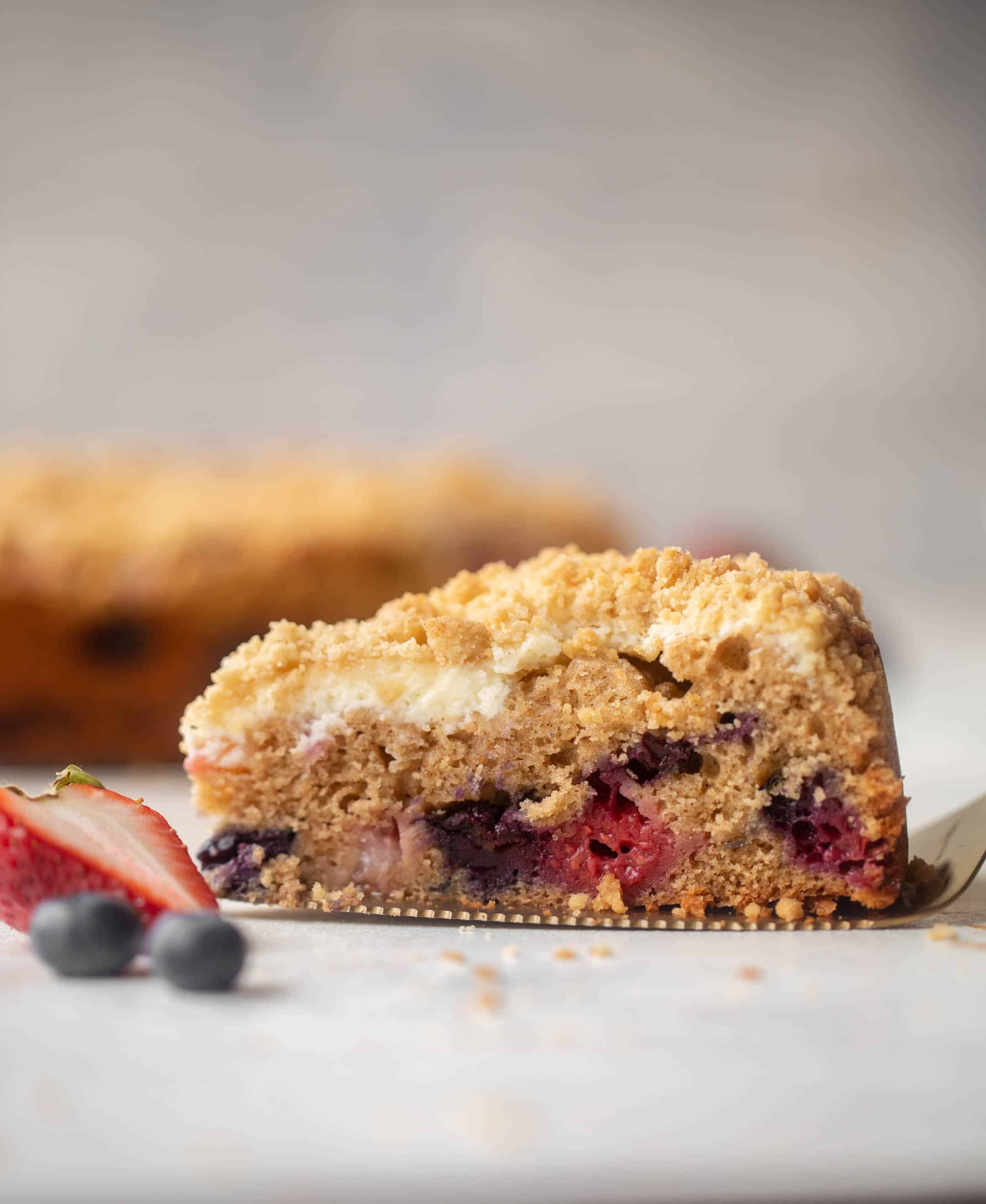 triple berry cream cheese coffee cake
