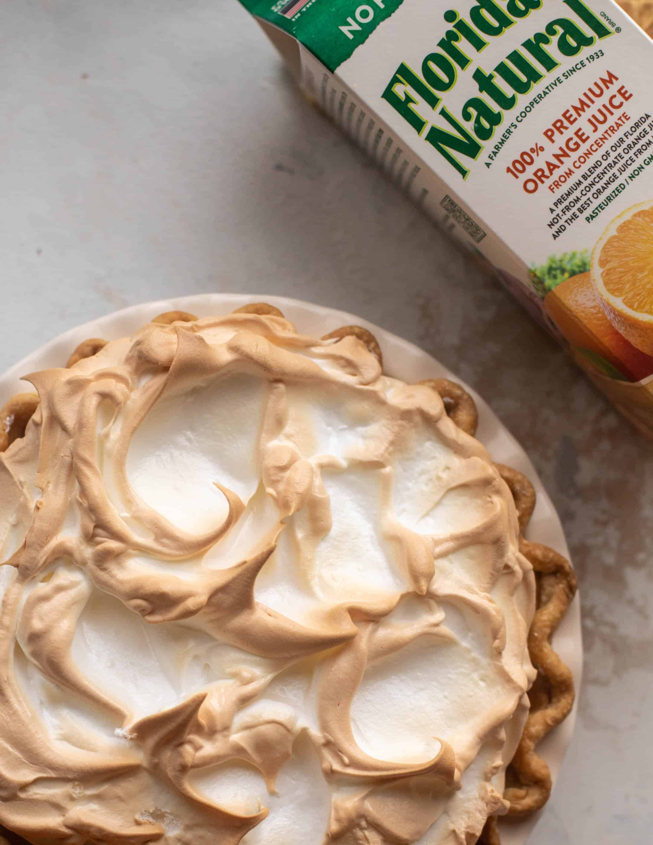 orange meringue pie