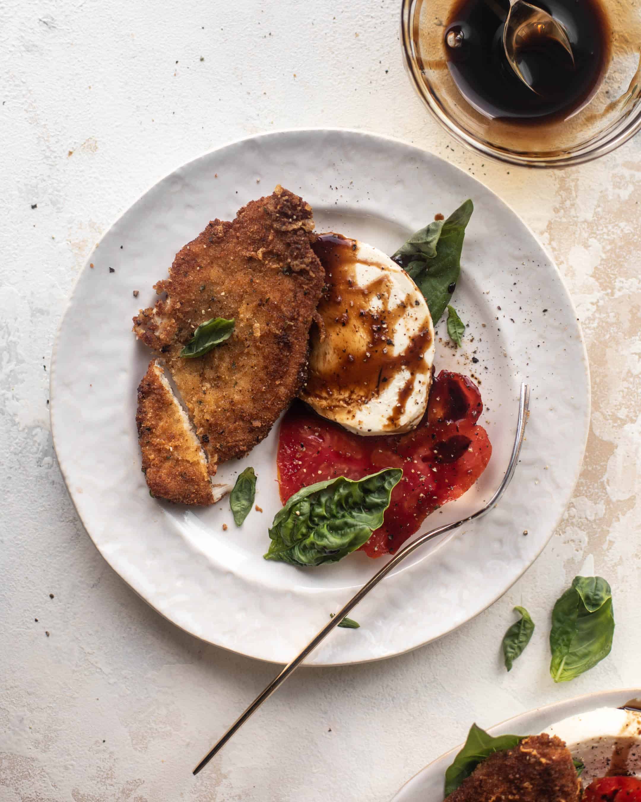 crispy chicken caprese