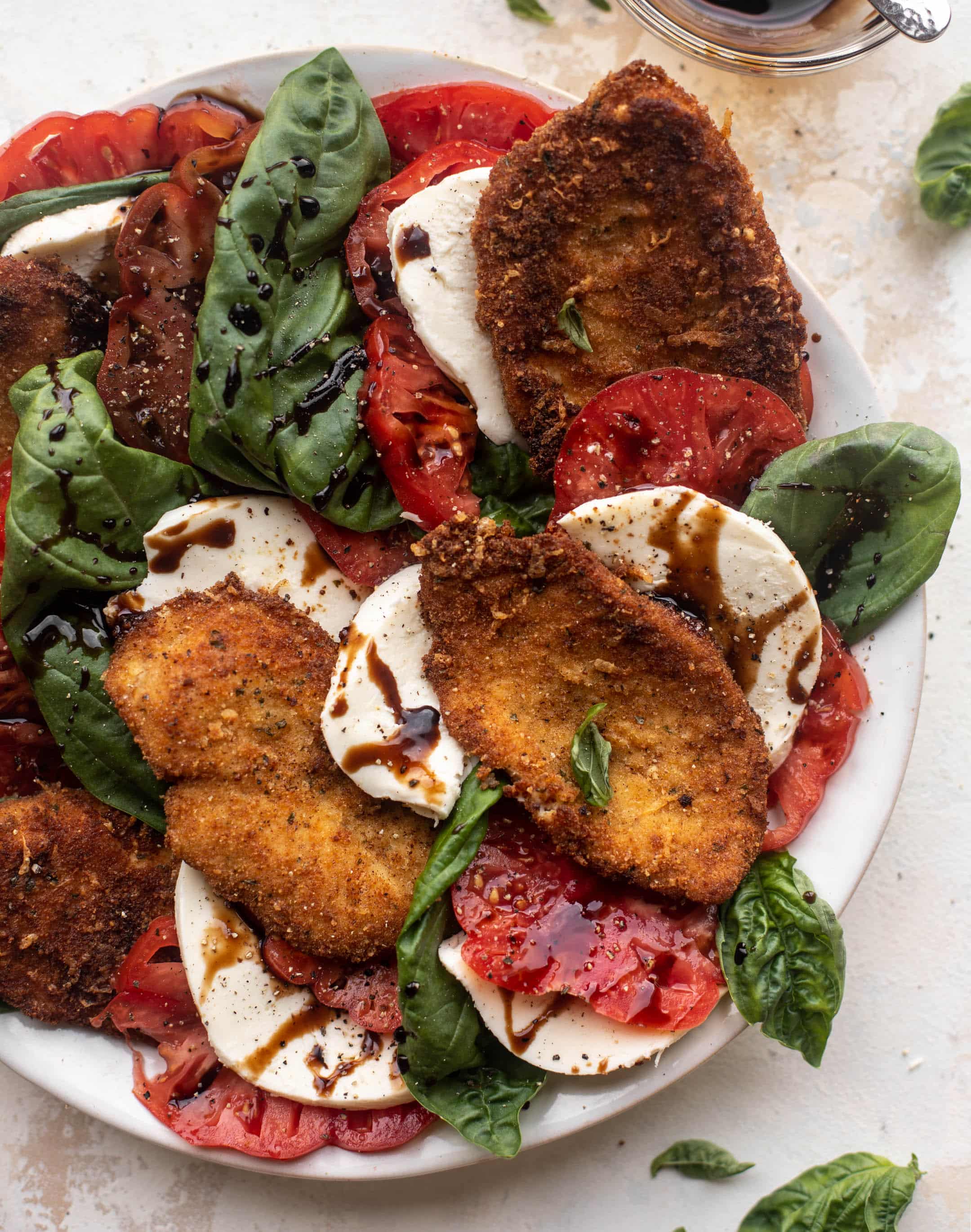 crispy chicken caprese
