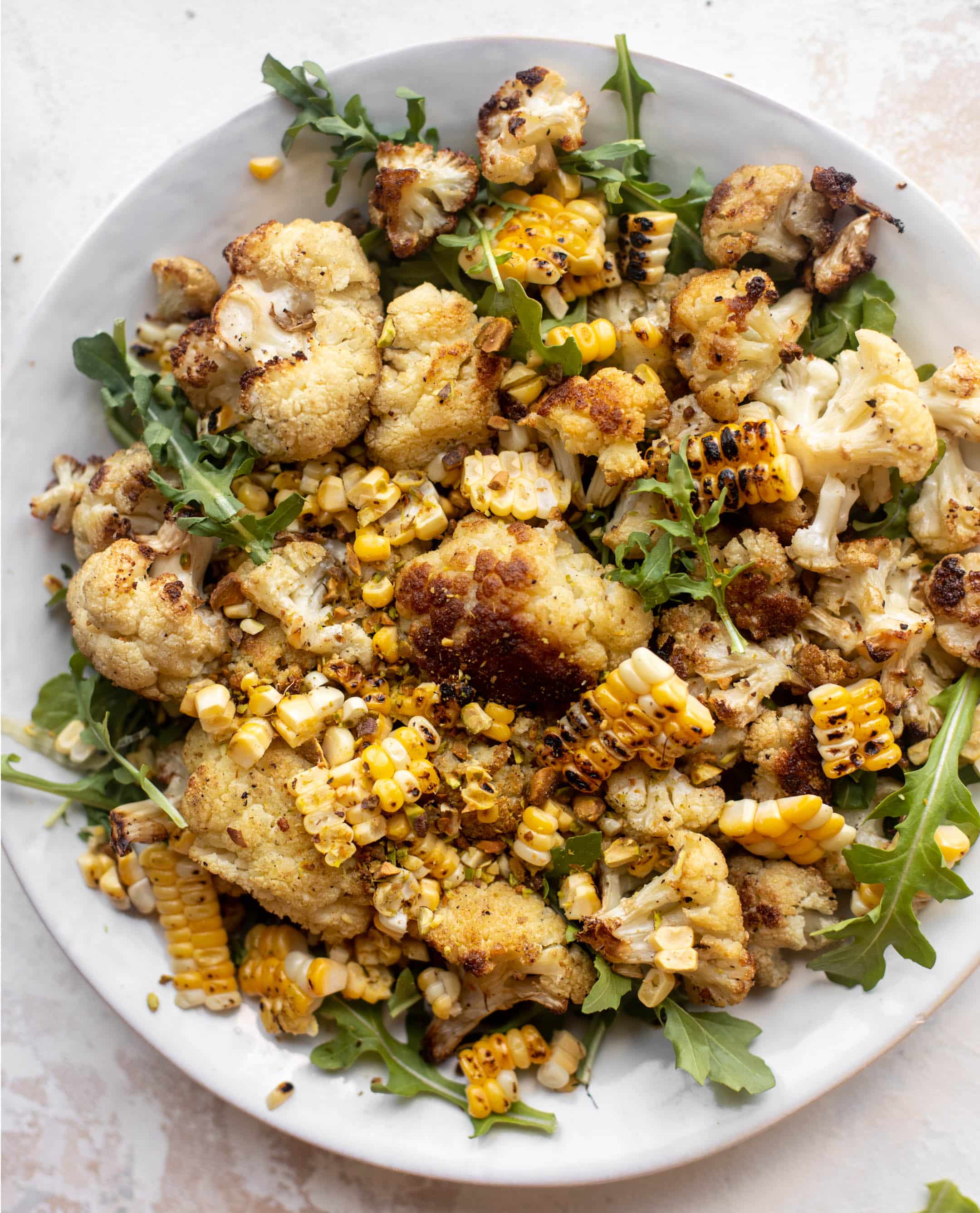 grilled cauliflower salad