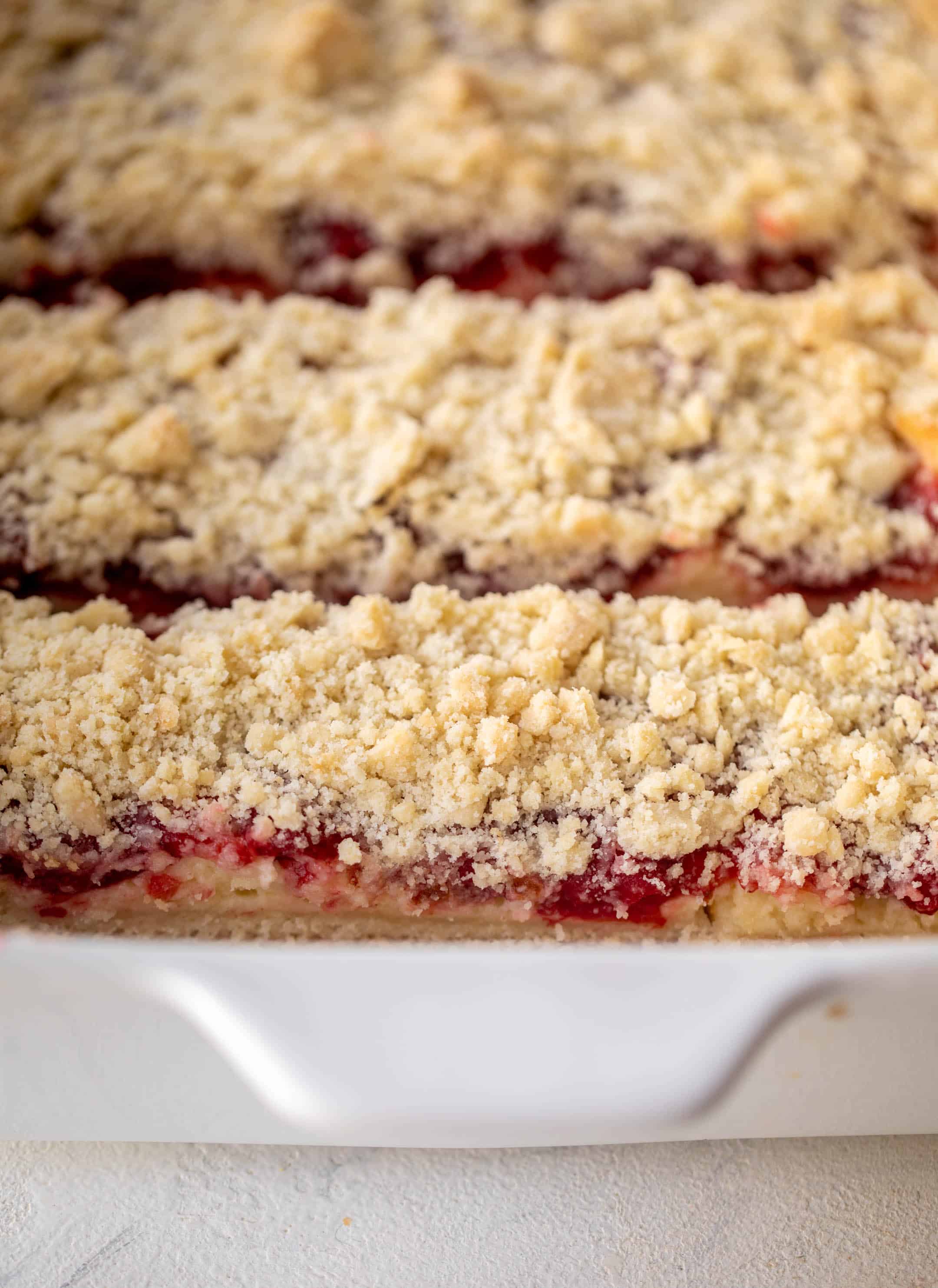 cherry cheesecake cobbler bars