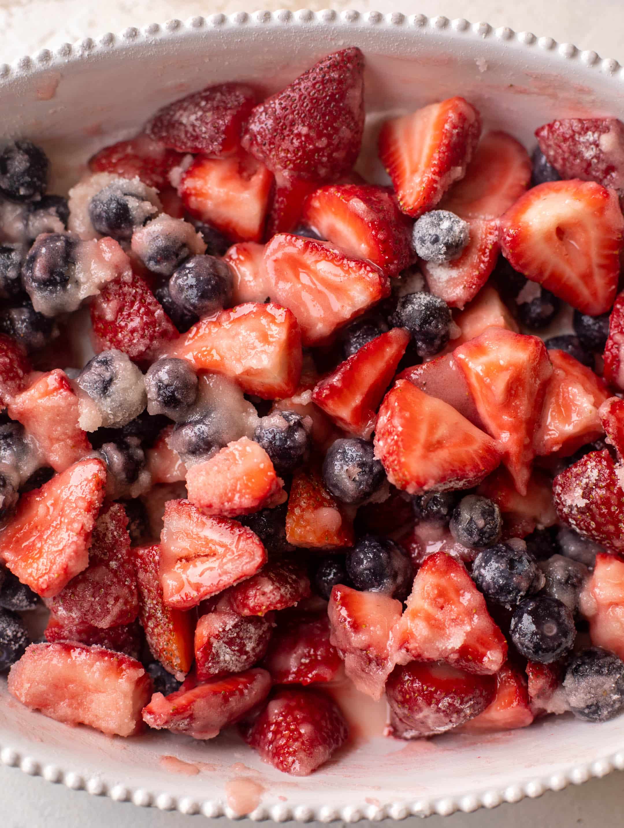 berry cobbler filling