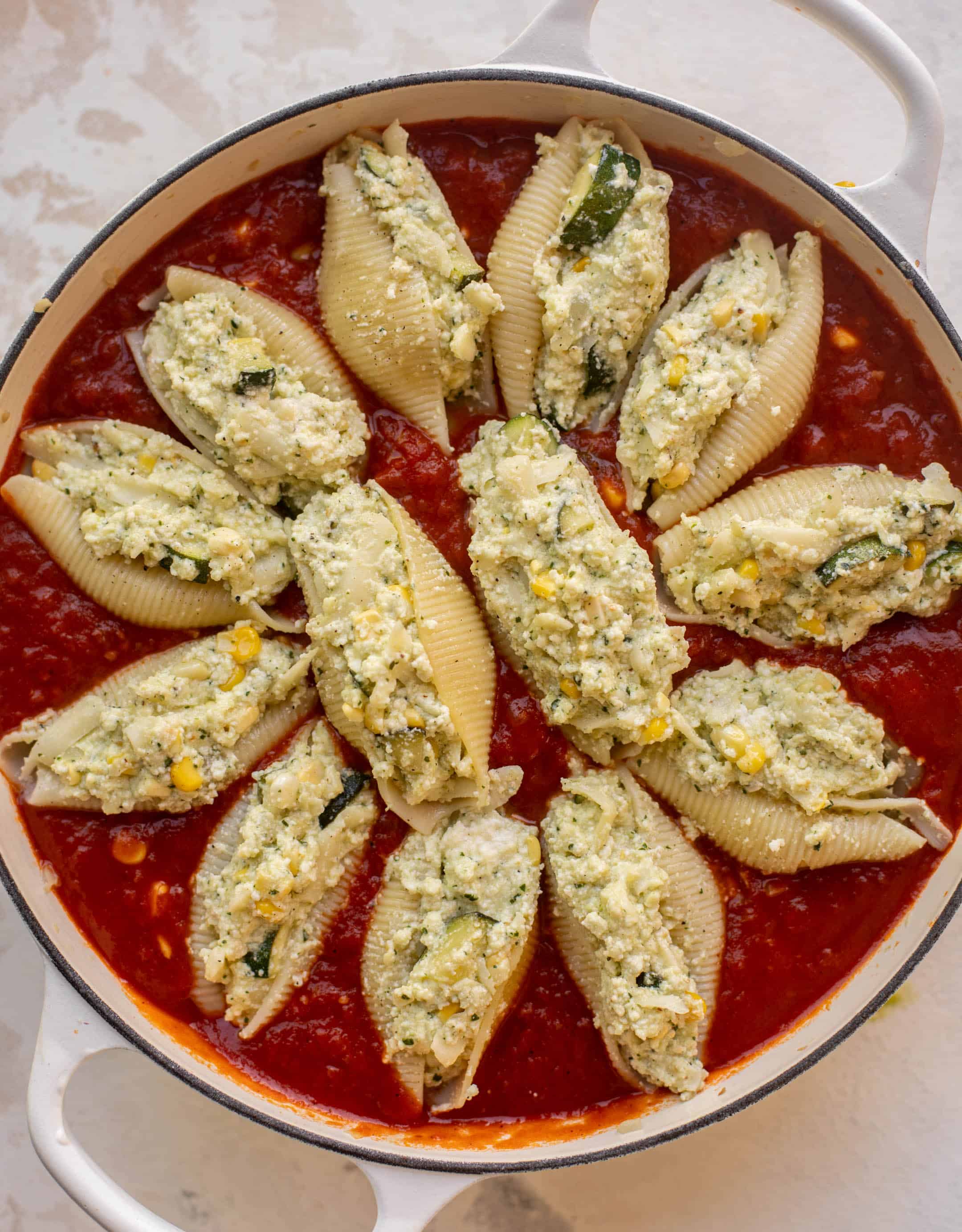 summer stuffed shells