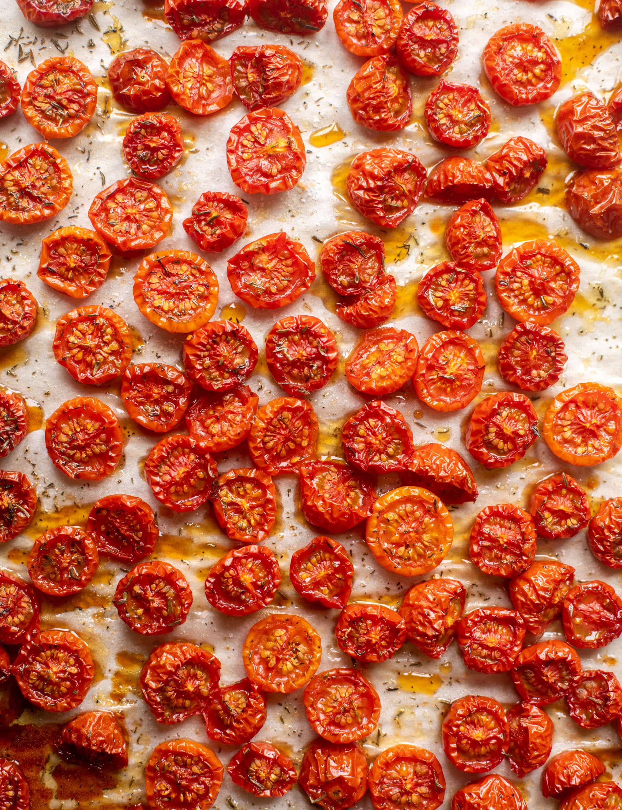 slow roasted tomatoes