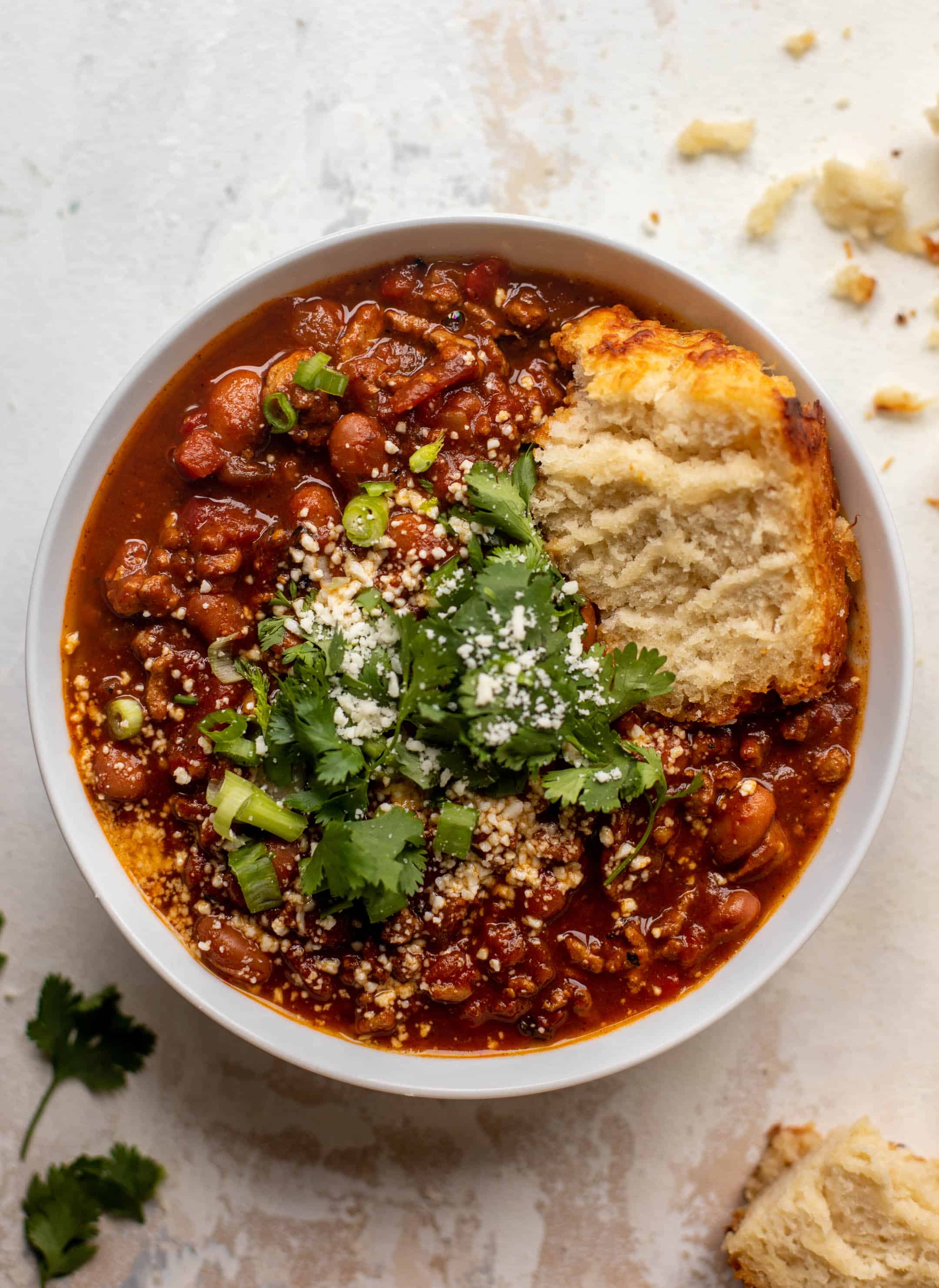 soup with asiago beer bread