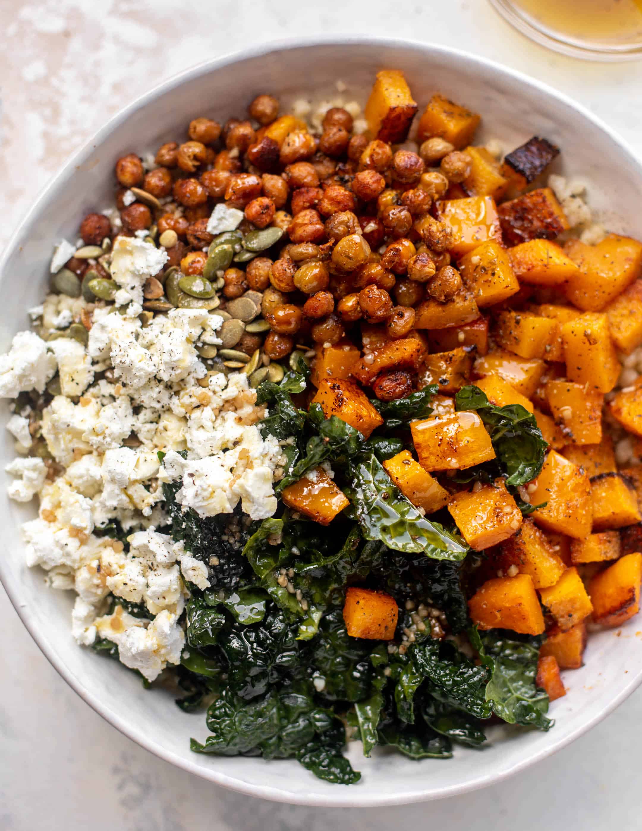 butternut couscous bowls with maple vinaigrette