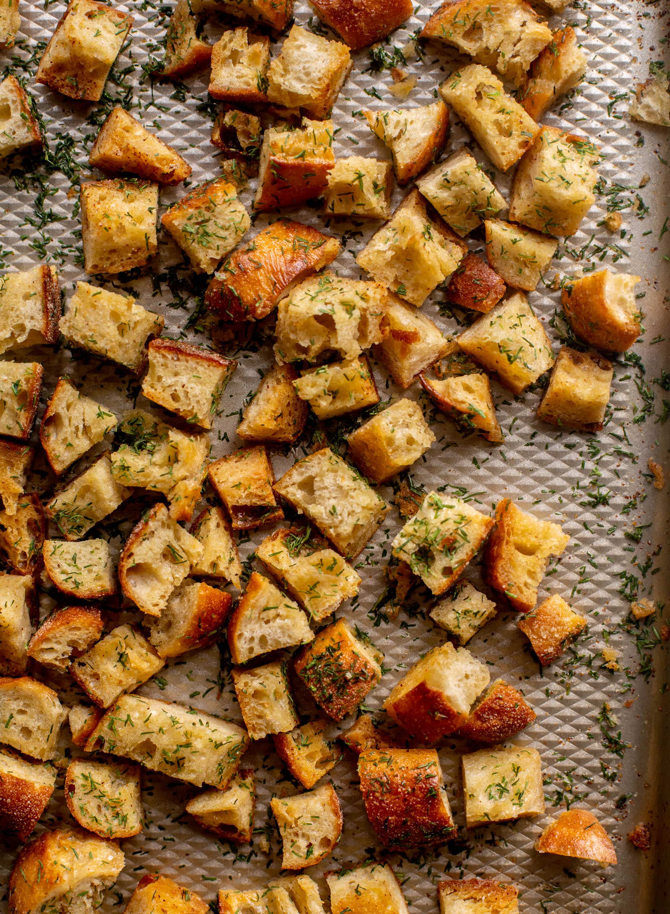 dill croutons