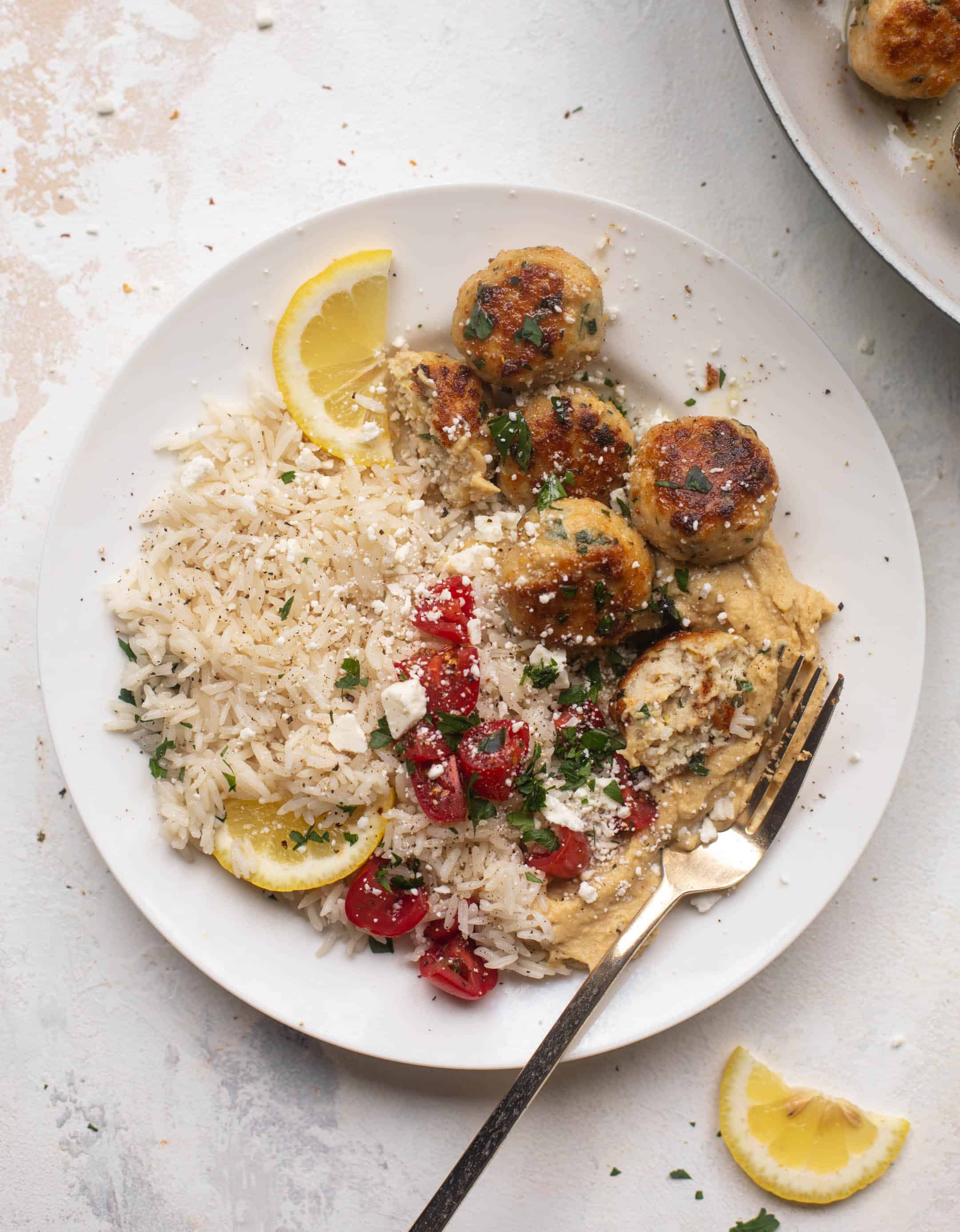 lemon herb chicken meatballs