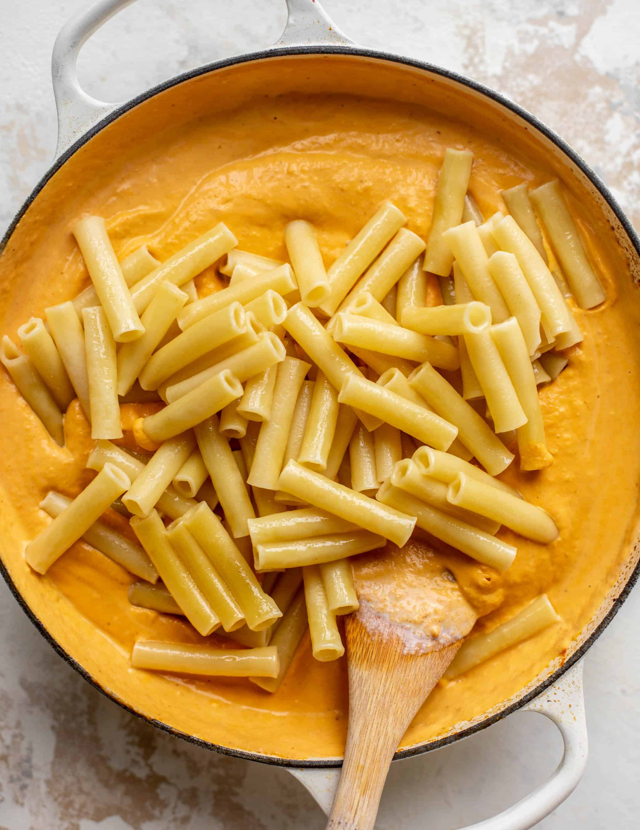 pumpkin burrata baked ziti