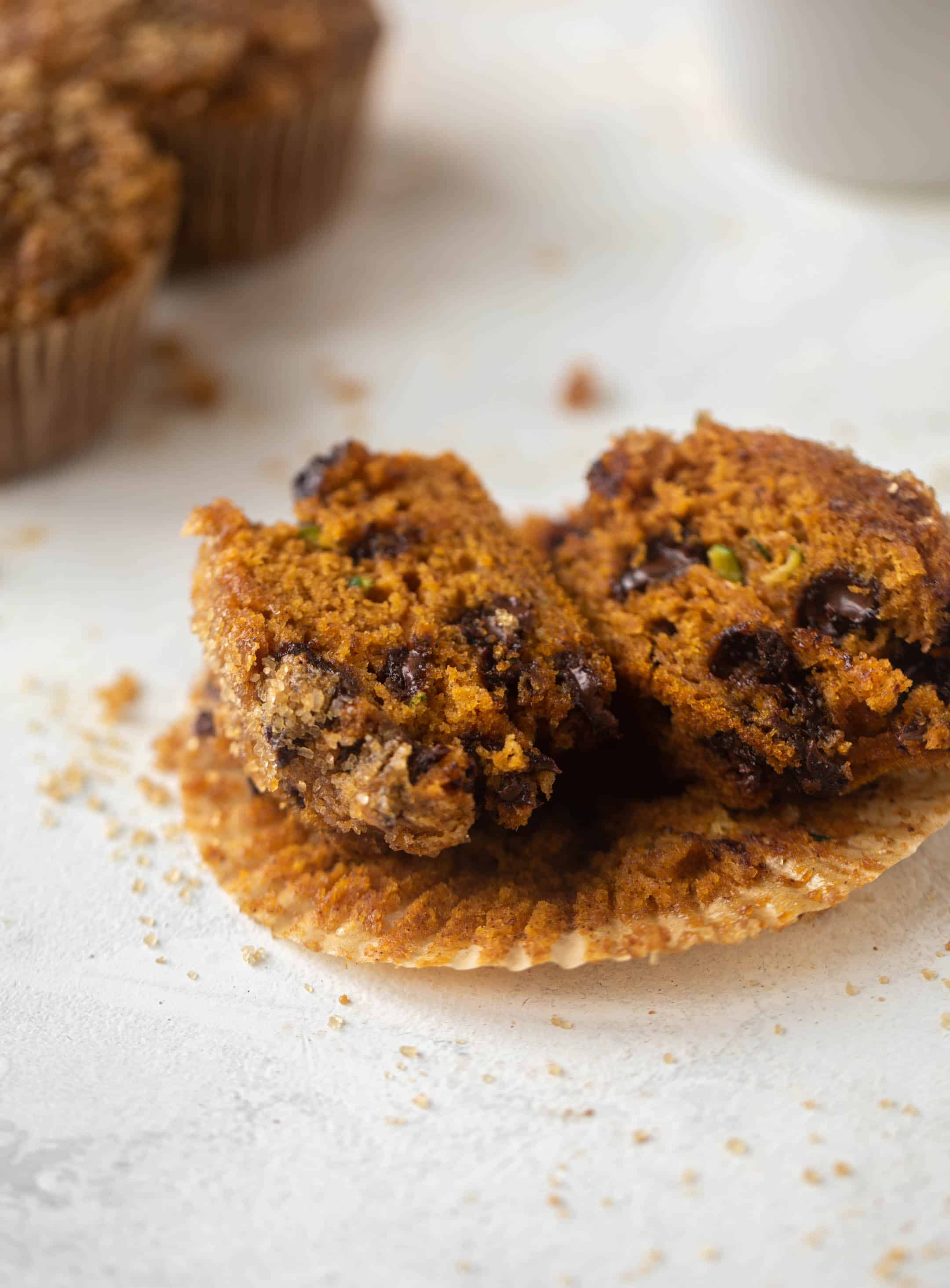 pumpkin zucchini muffins