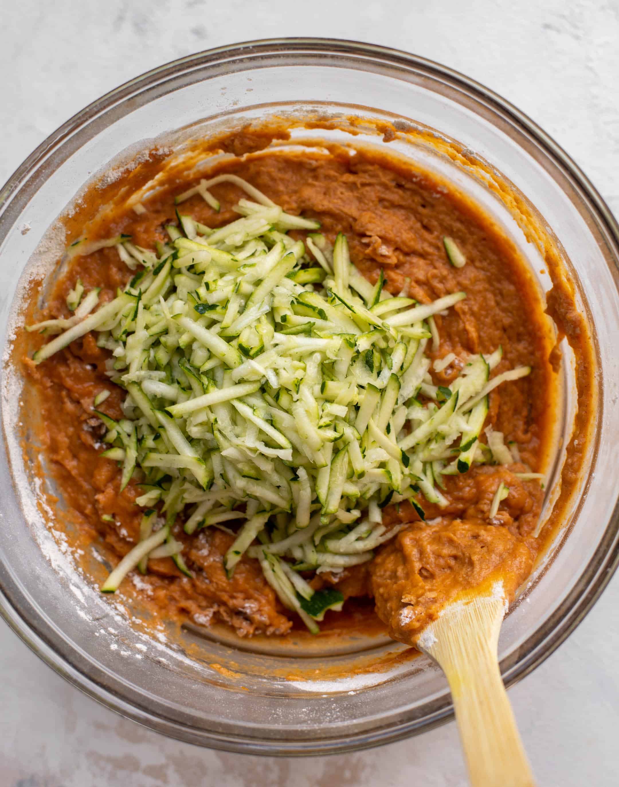 pumpkin zucchini muffins