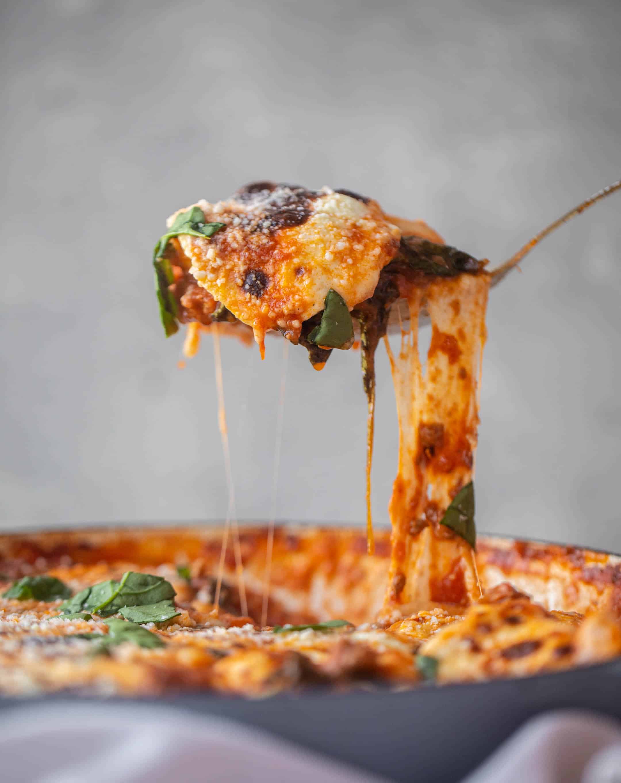 weeknight spinach baked gnocchi