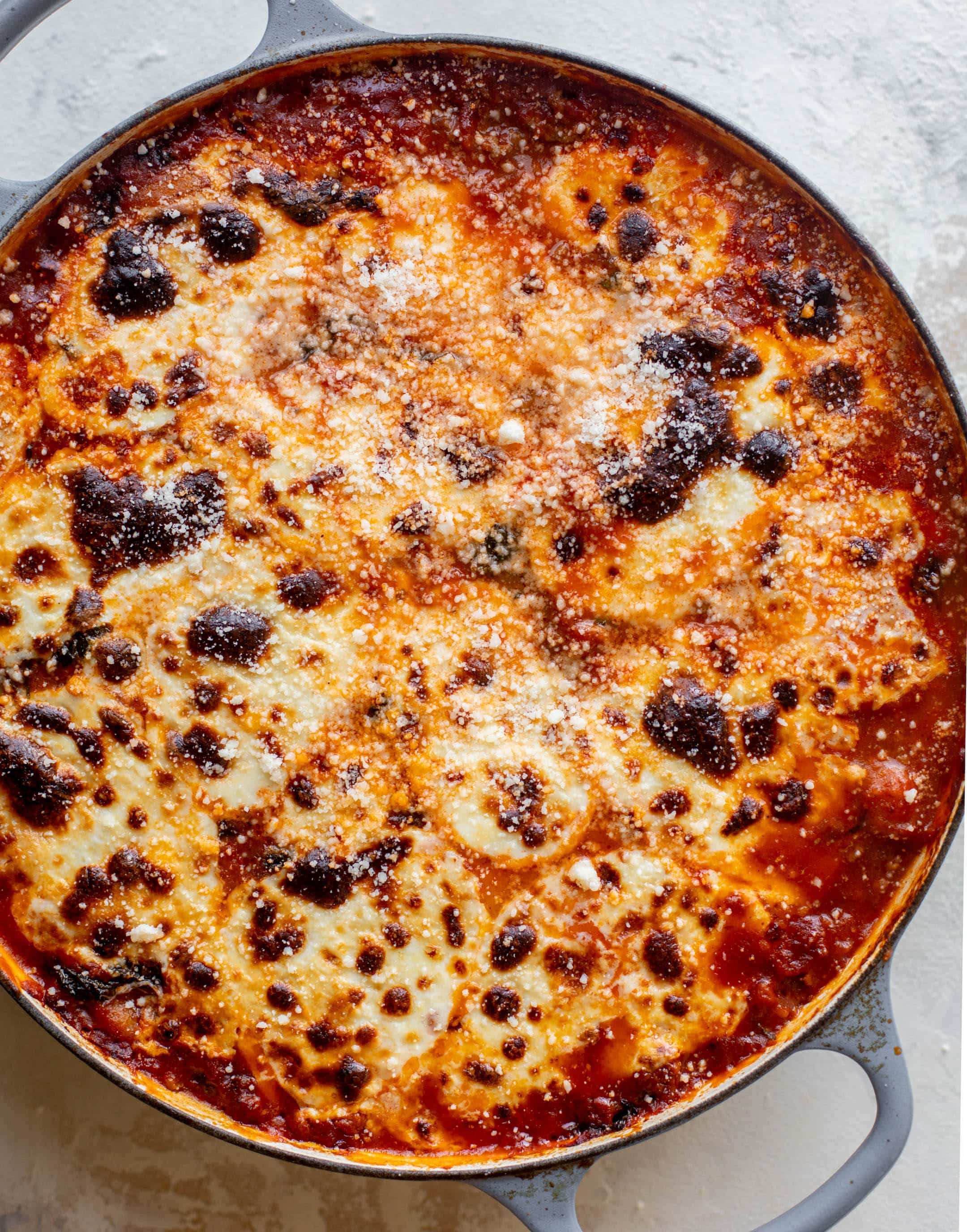 weeknight spinach baked gnocchi