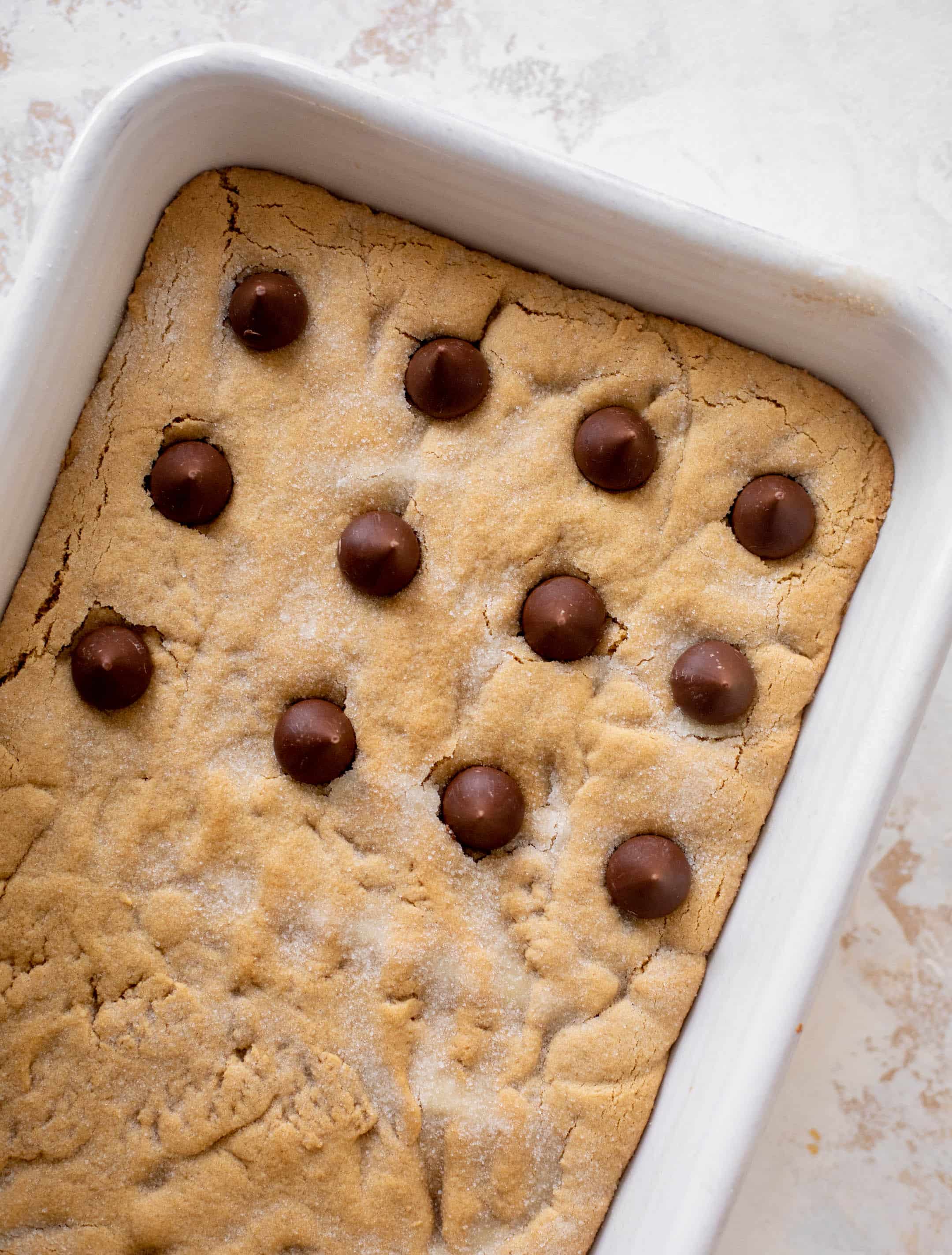 peanut butter blossom bars
