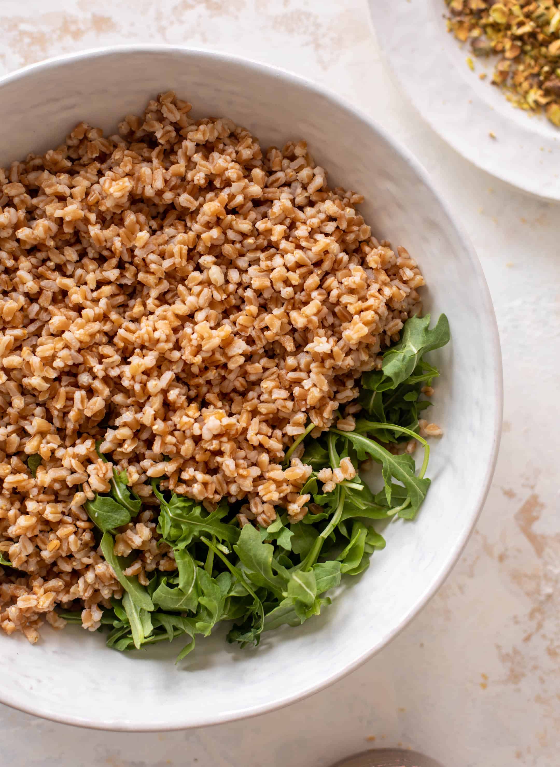 winter citrus farro salad