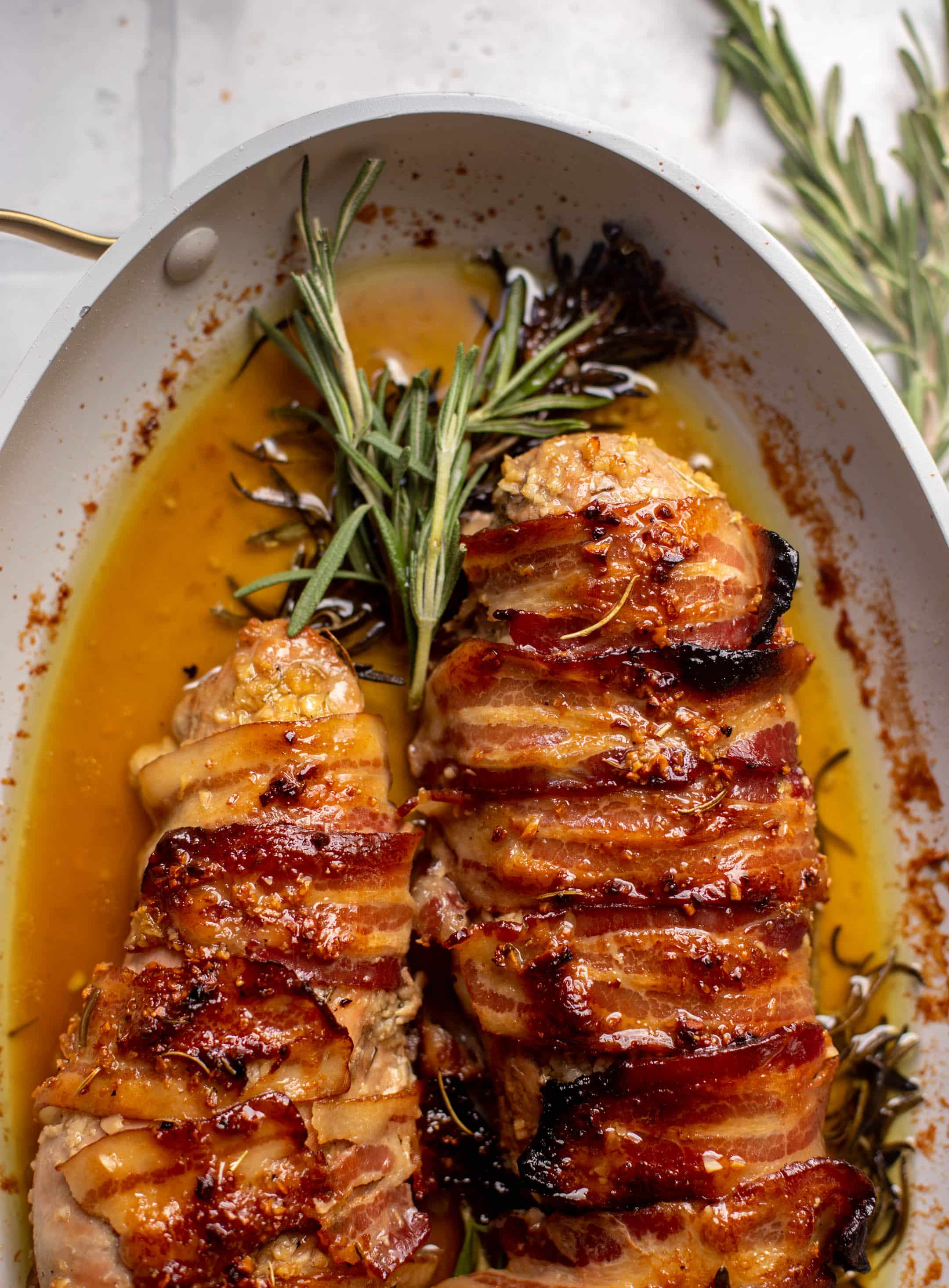 bacon wrapped pork tenderloin