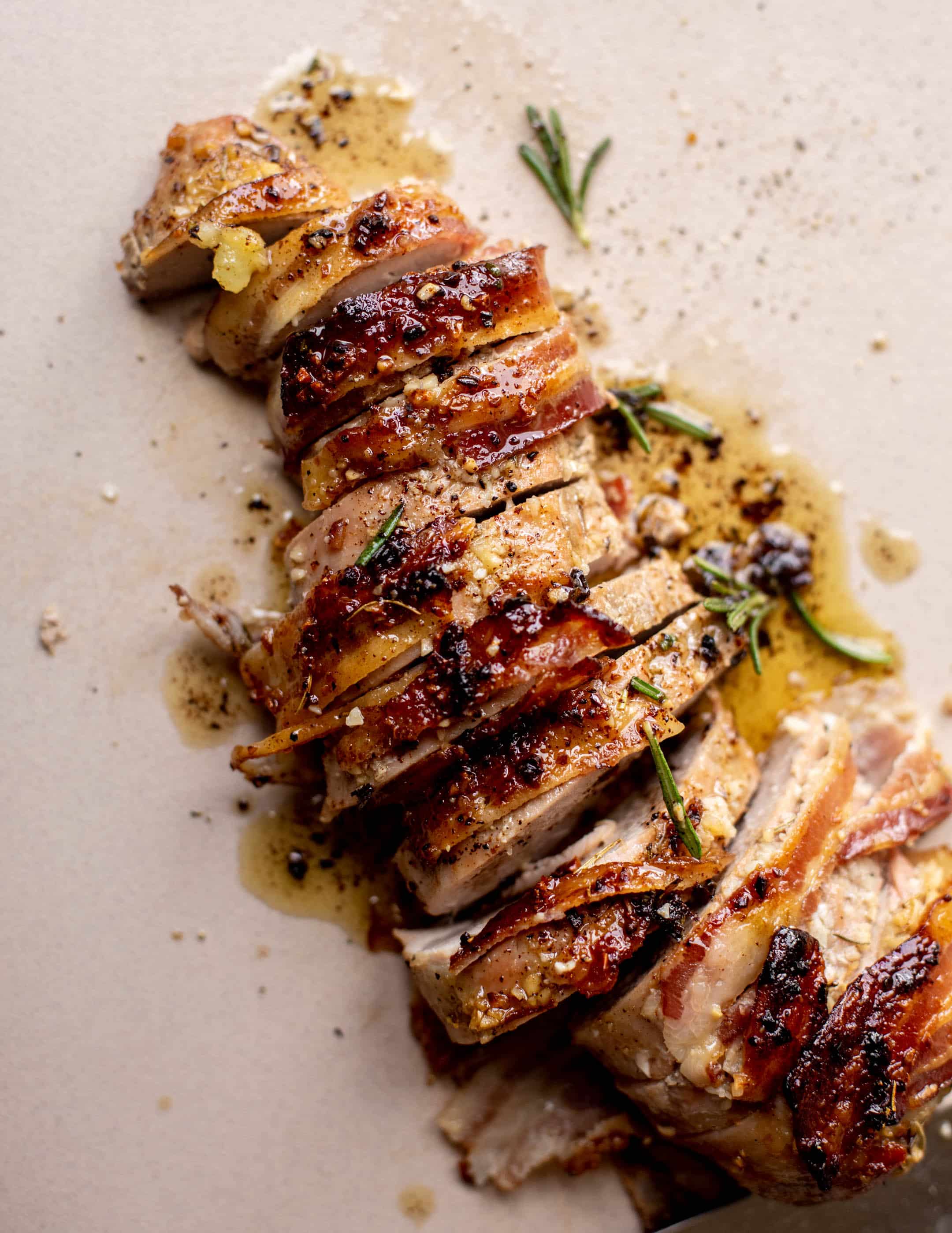bacon wrapped pork tenderloin