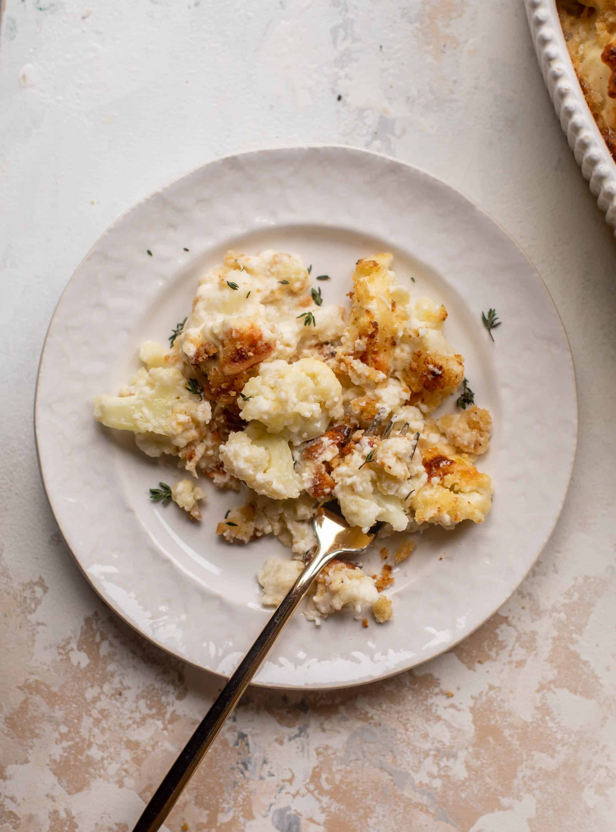 smoked gruyere cauliflower gratin