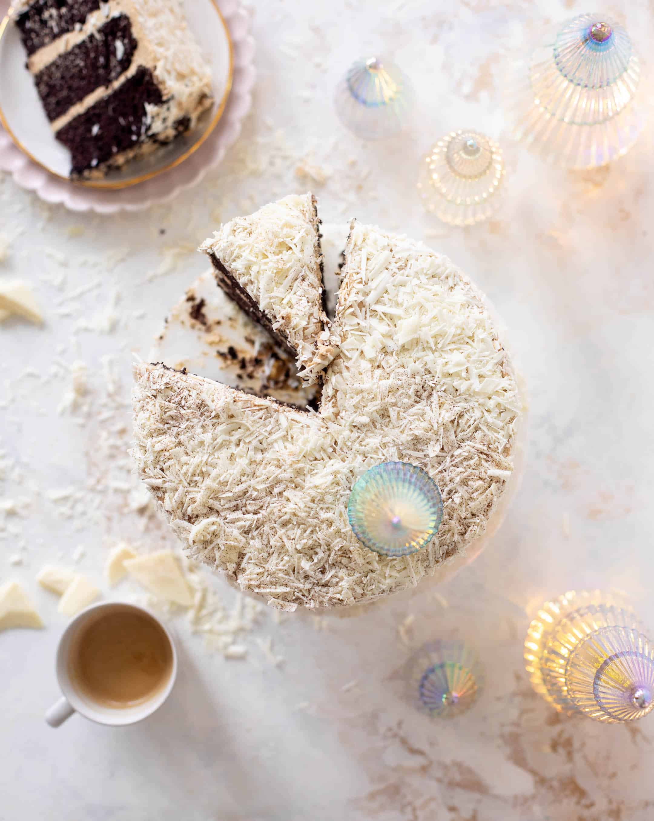 white chocolate mocha cake