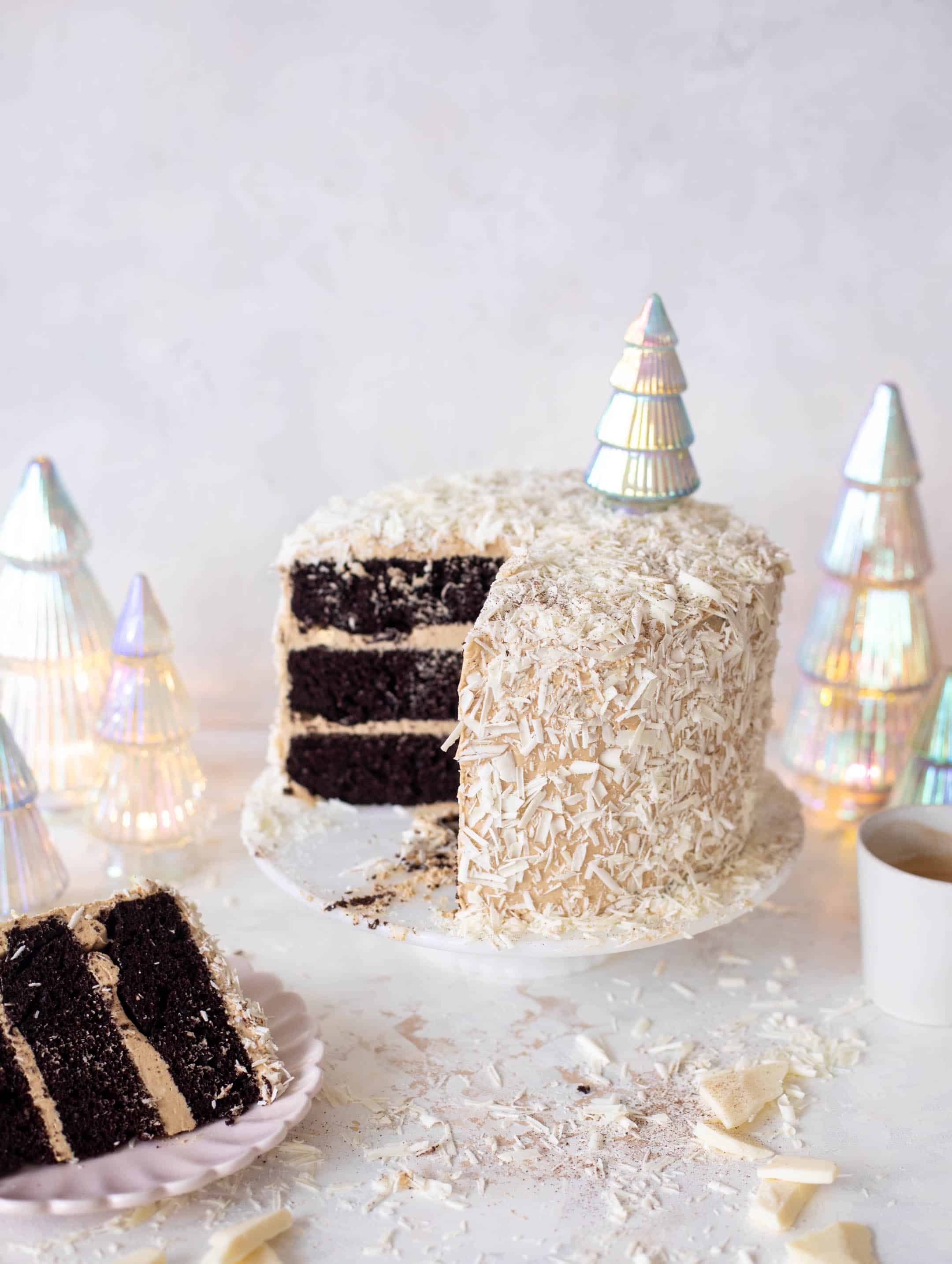 white chocolate mocha cake