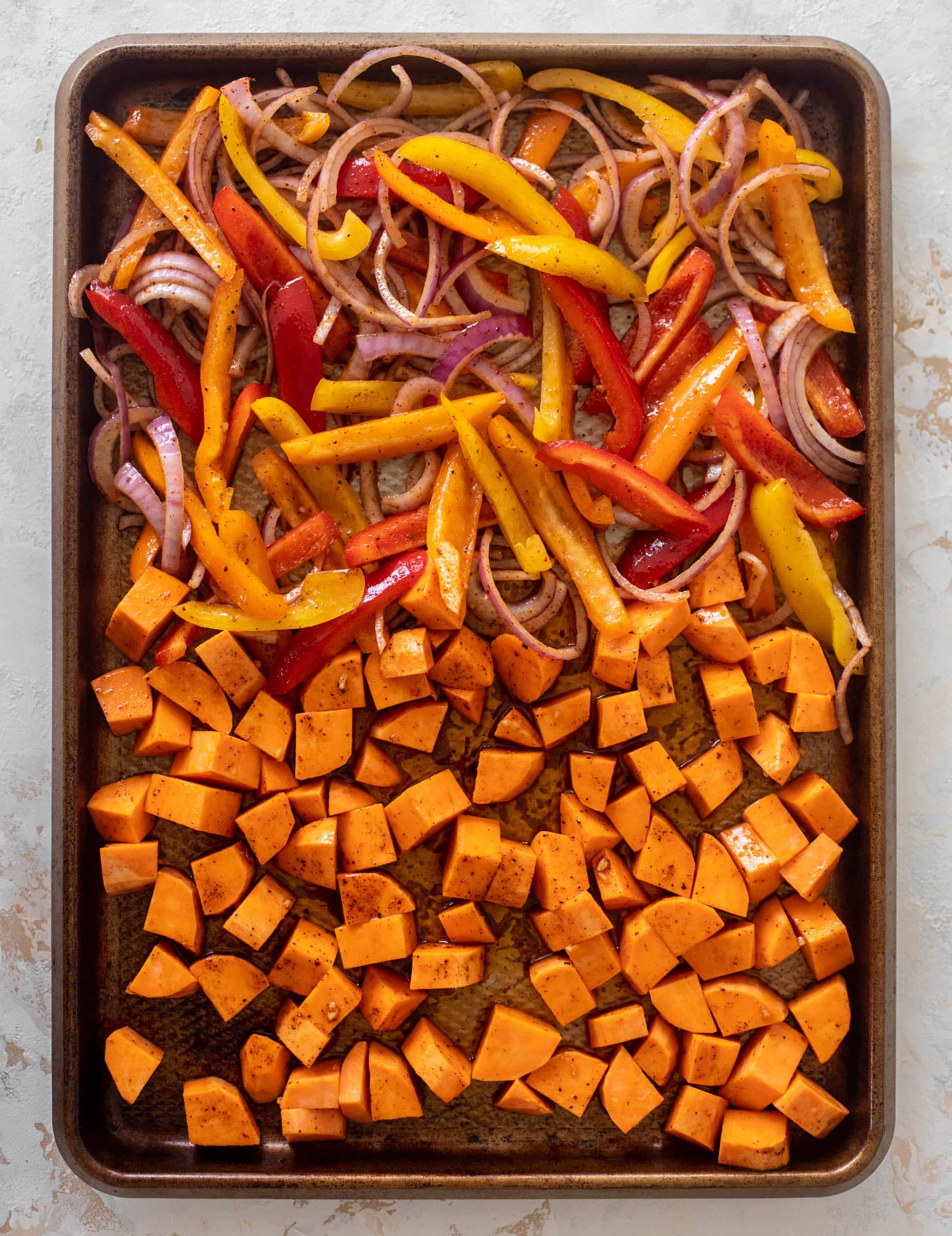 smoky sweet potato fajitas
