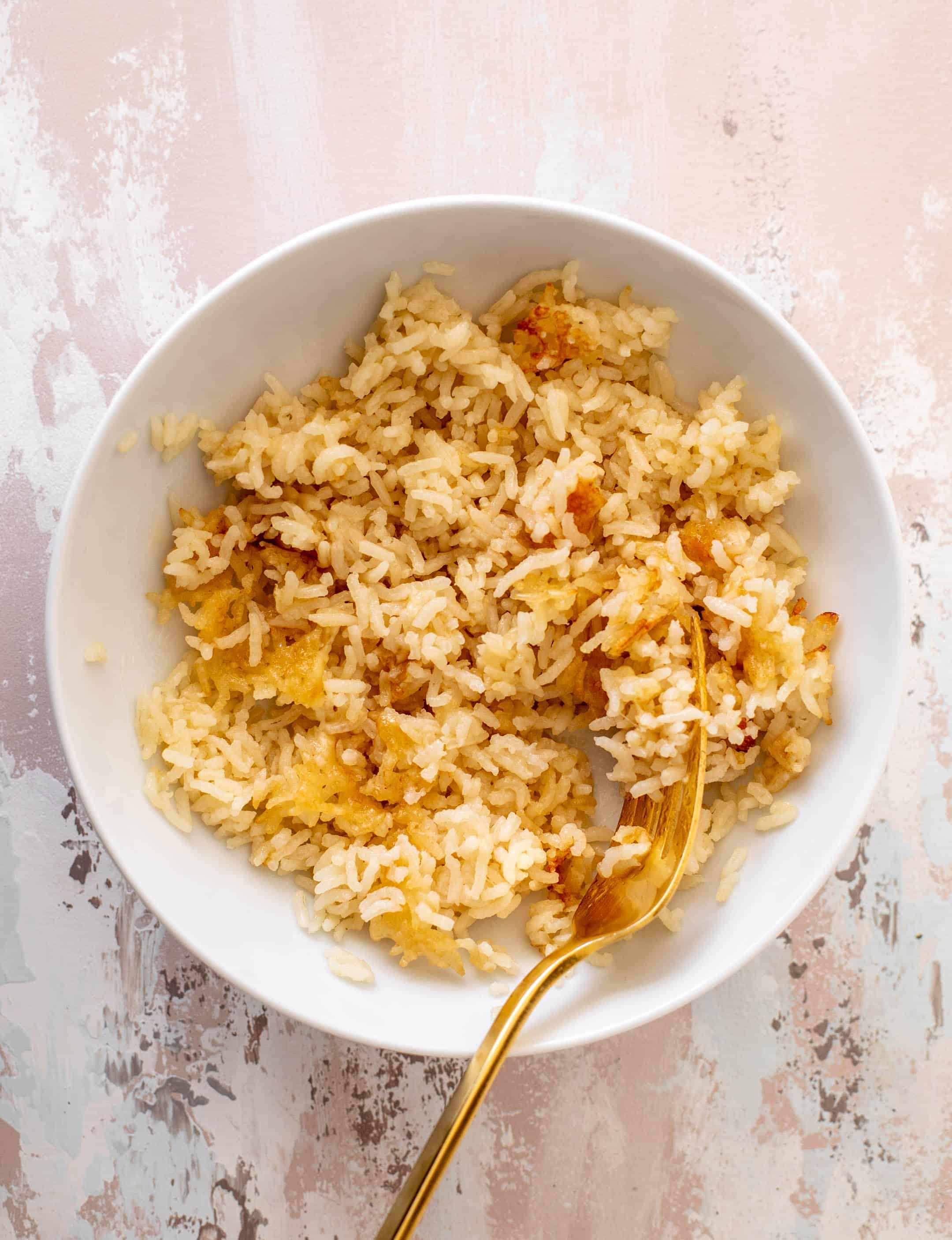 baked cheesy rice