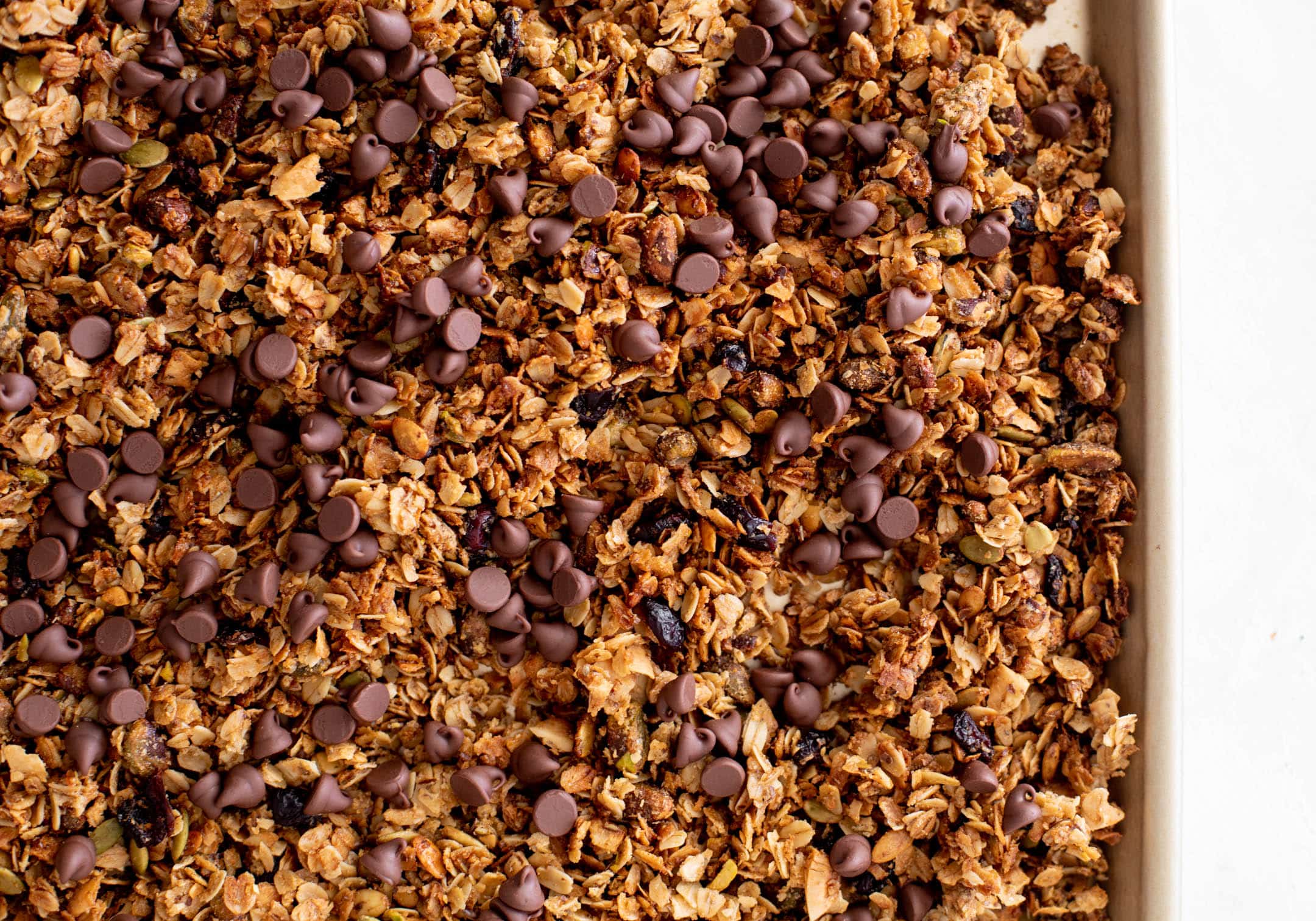 brown butter pistachio cookie granola