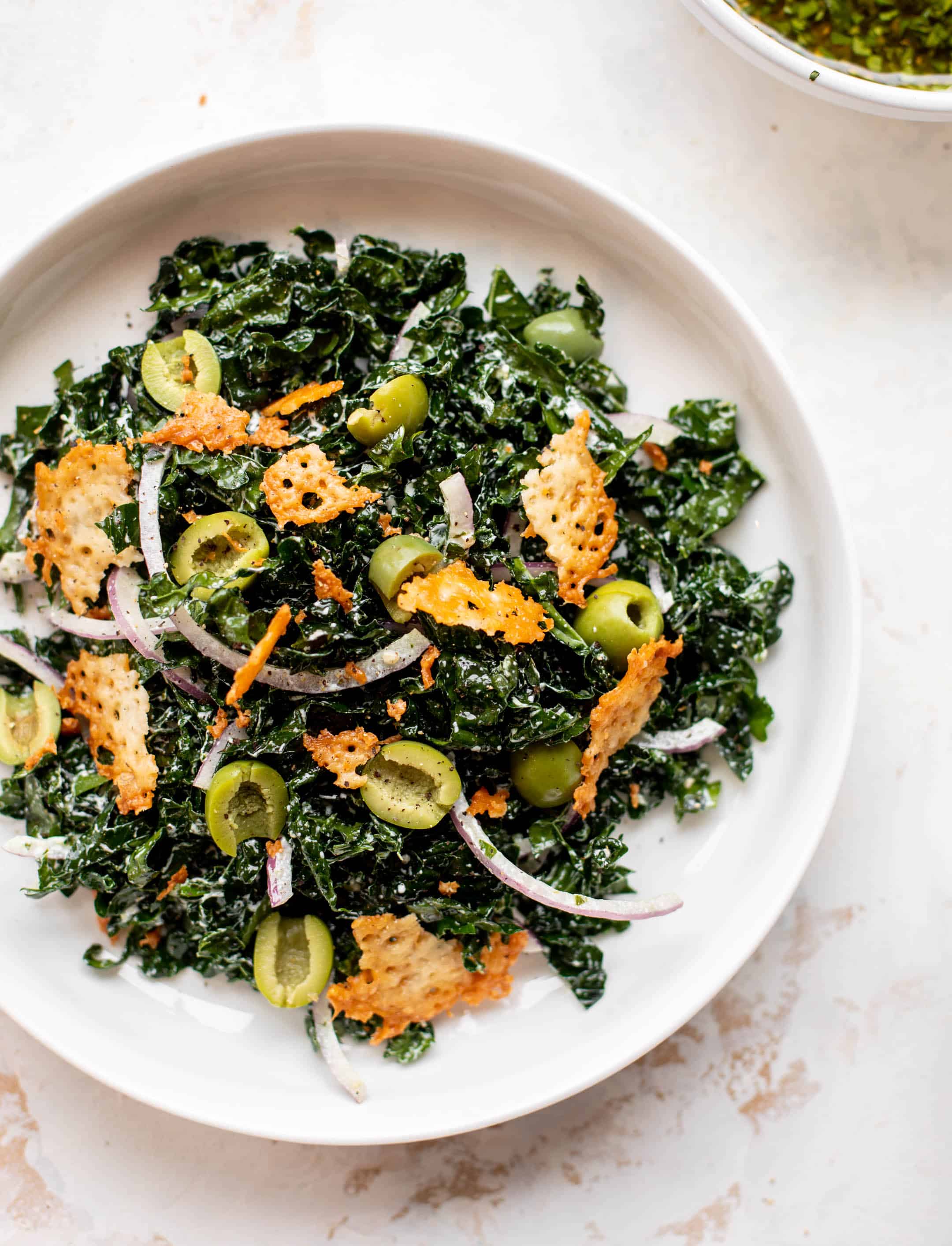 chimichurri kale steak salad