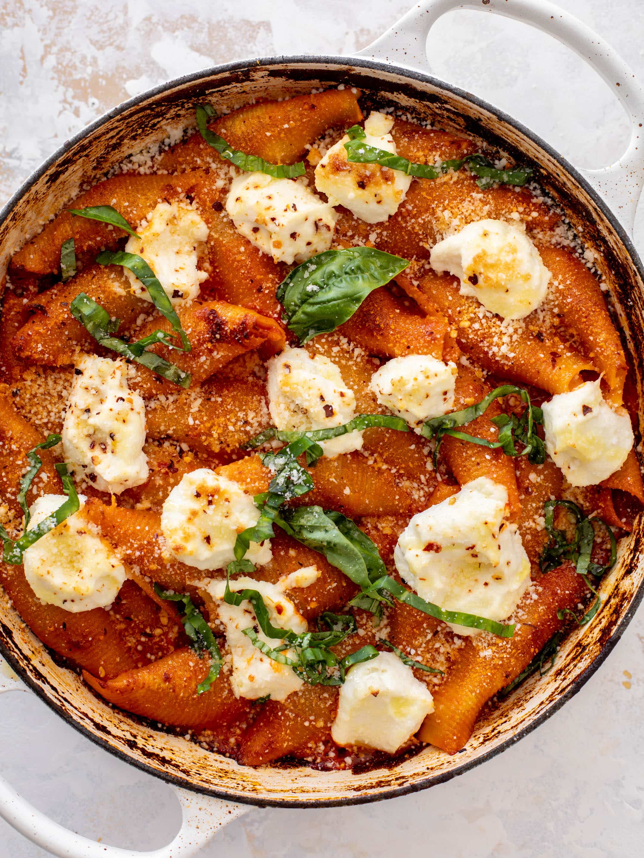 spicy vodka unstuffed shells