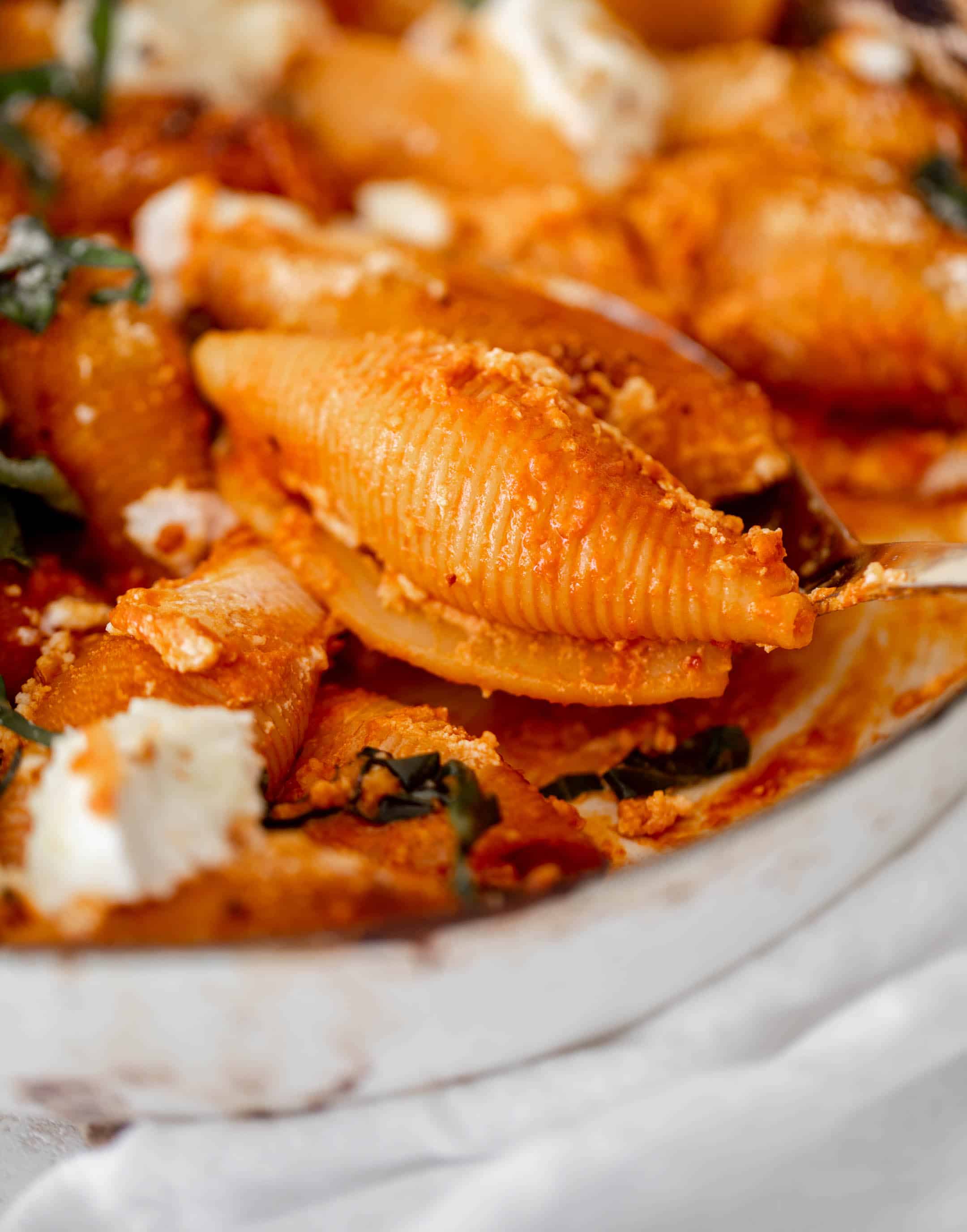 spicy vodka unstuffed shells