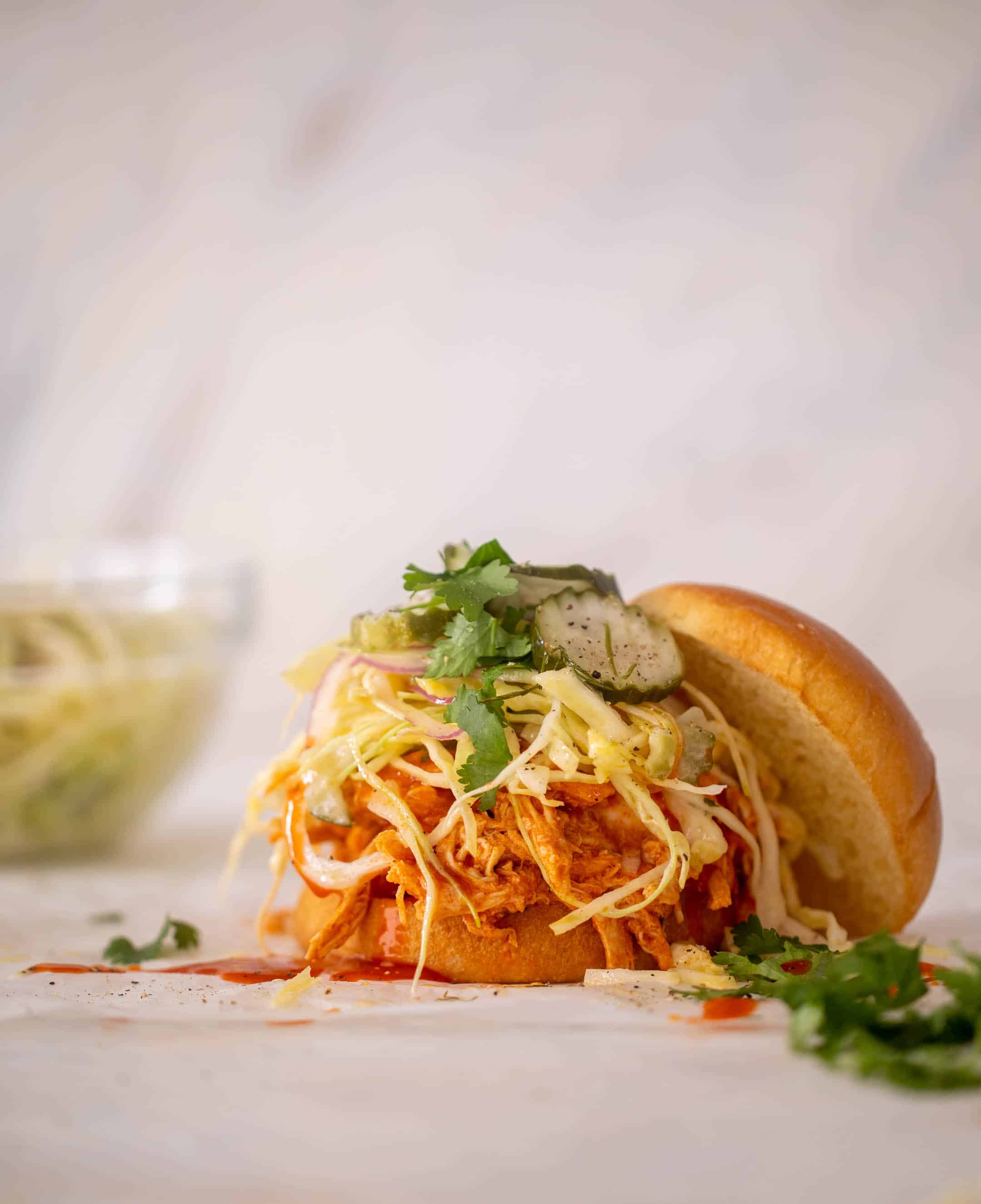 weeknight buffalo chicken sandwiches