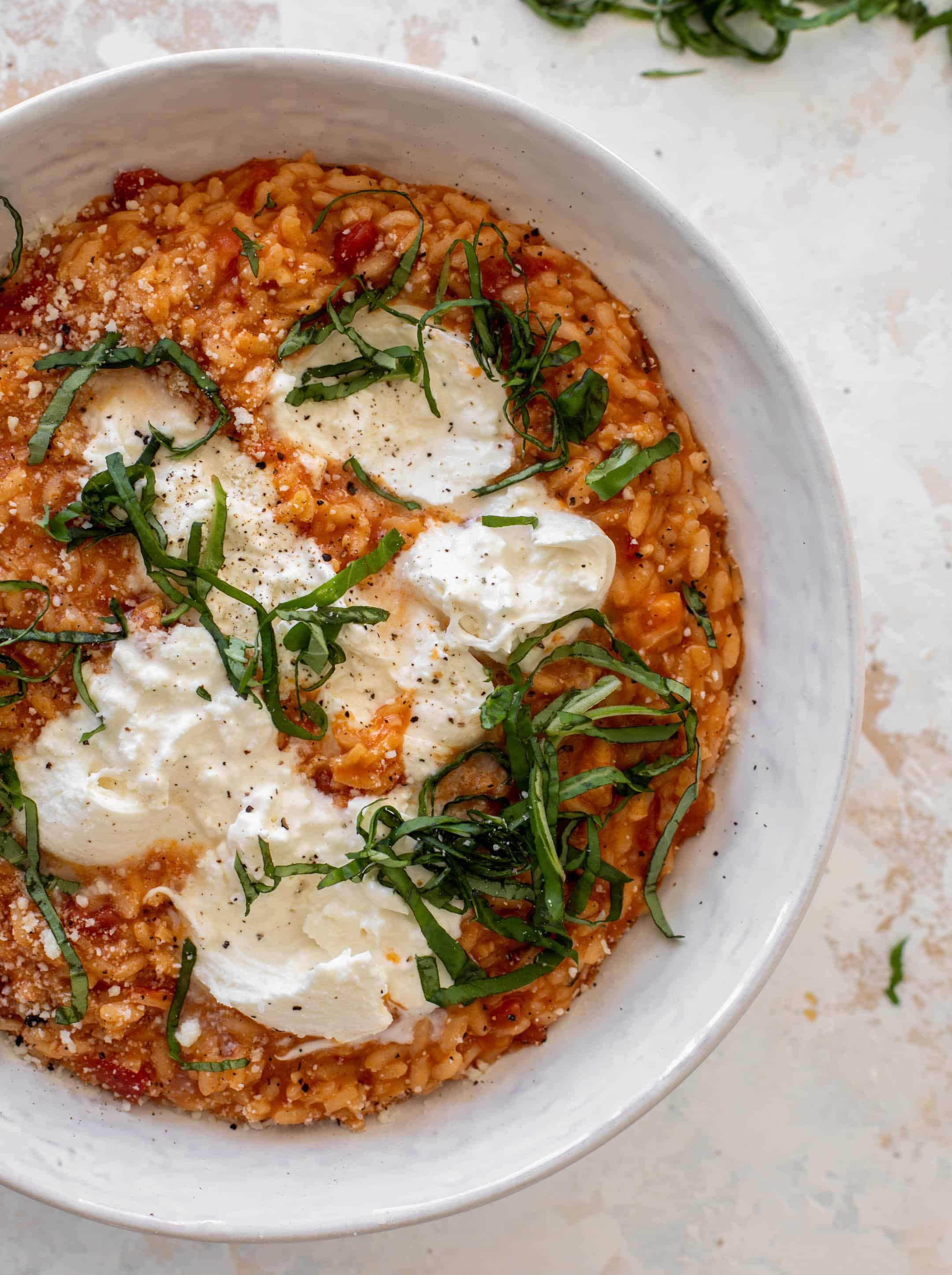 fire roasted tomato risotto