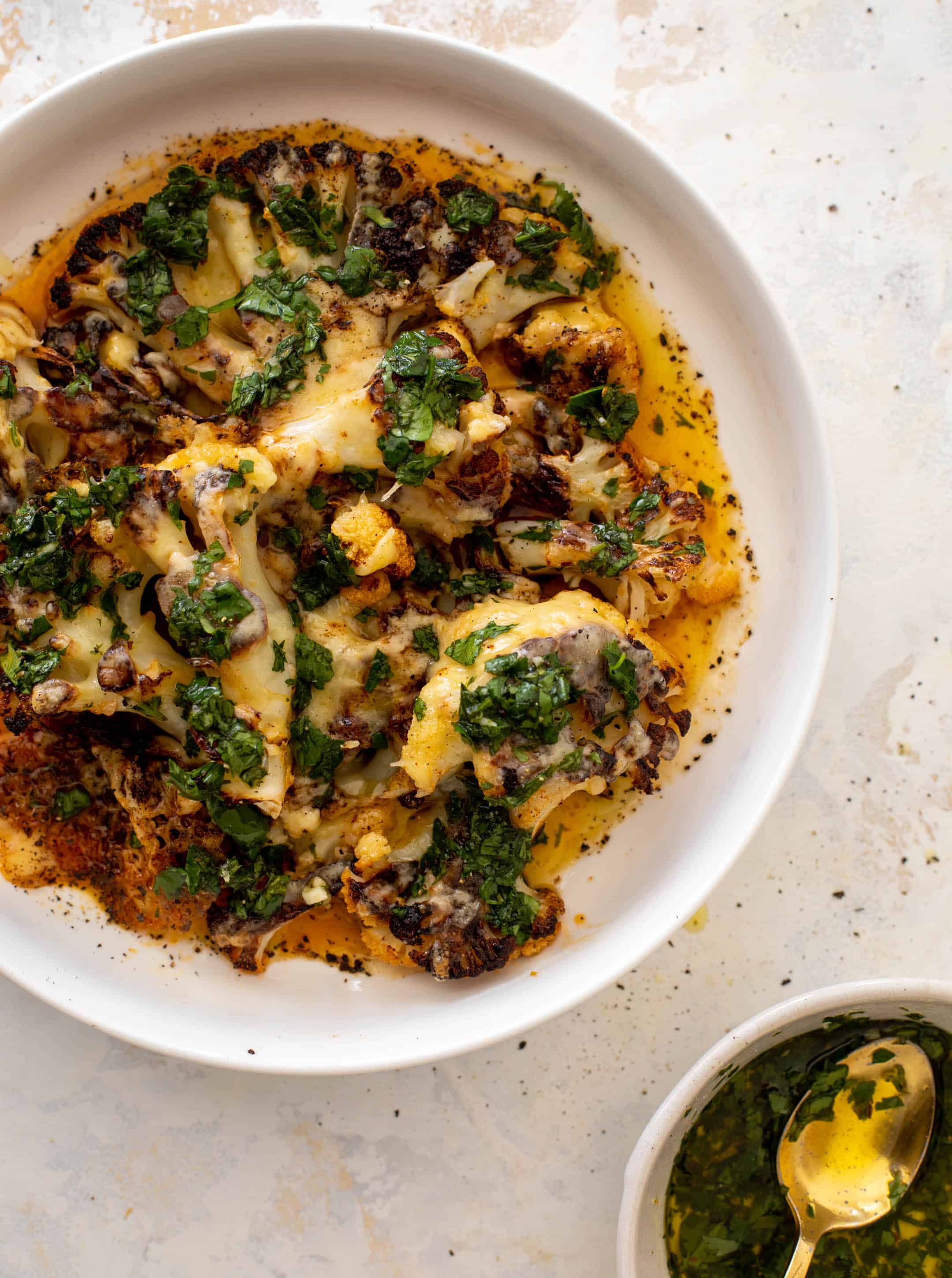 irish cheddar roasted cauliflower