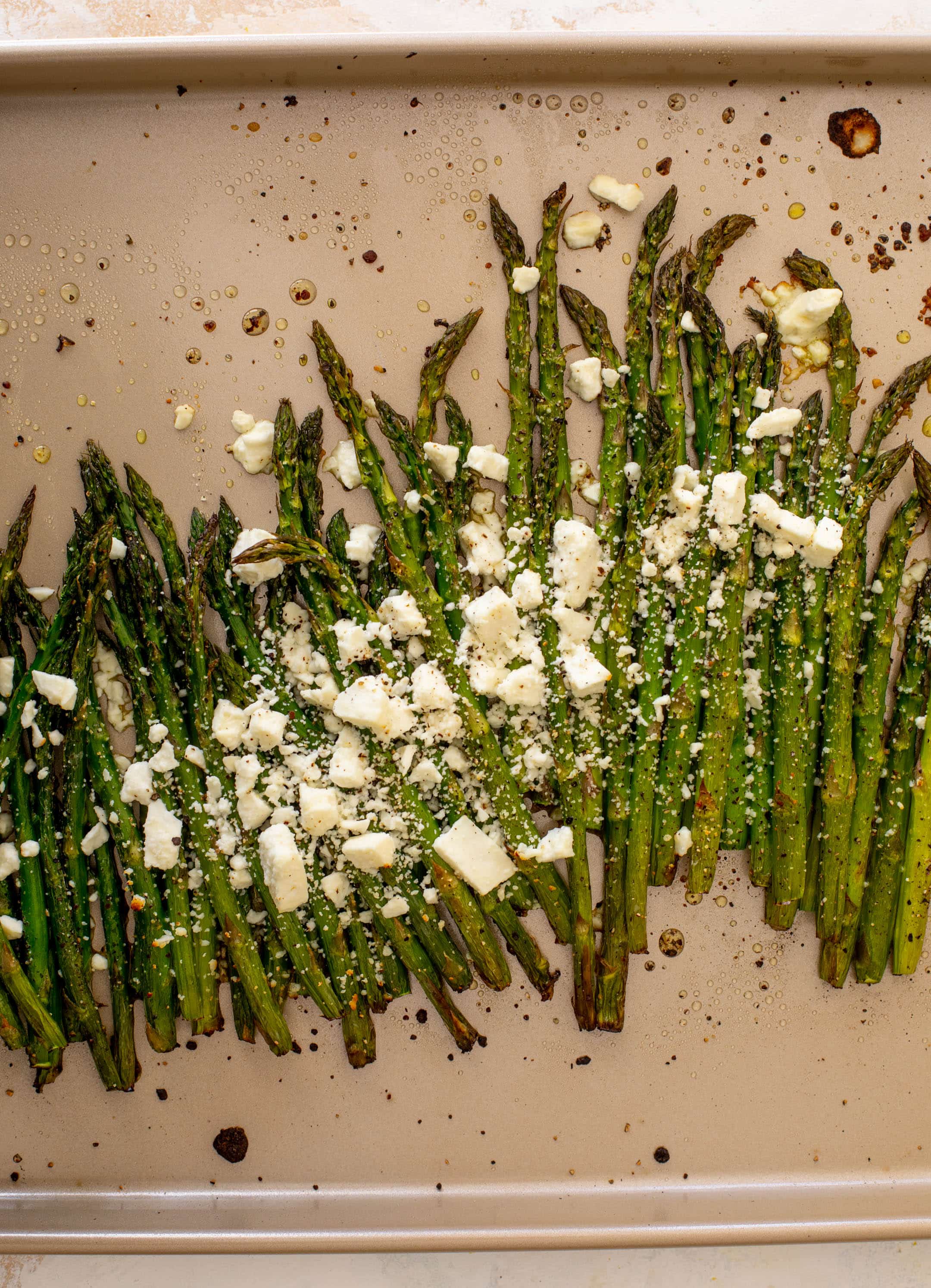 roasted asparagus with lemon vinaigrette