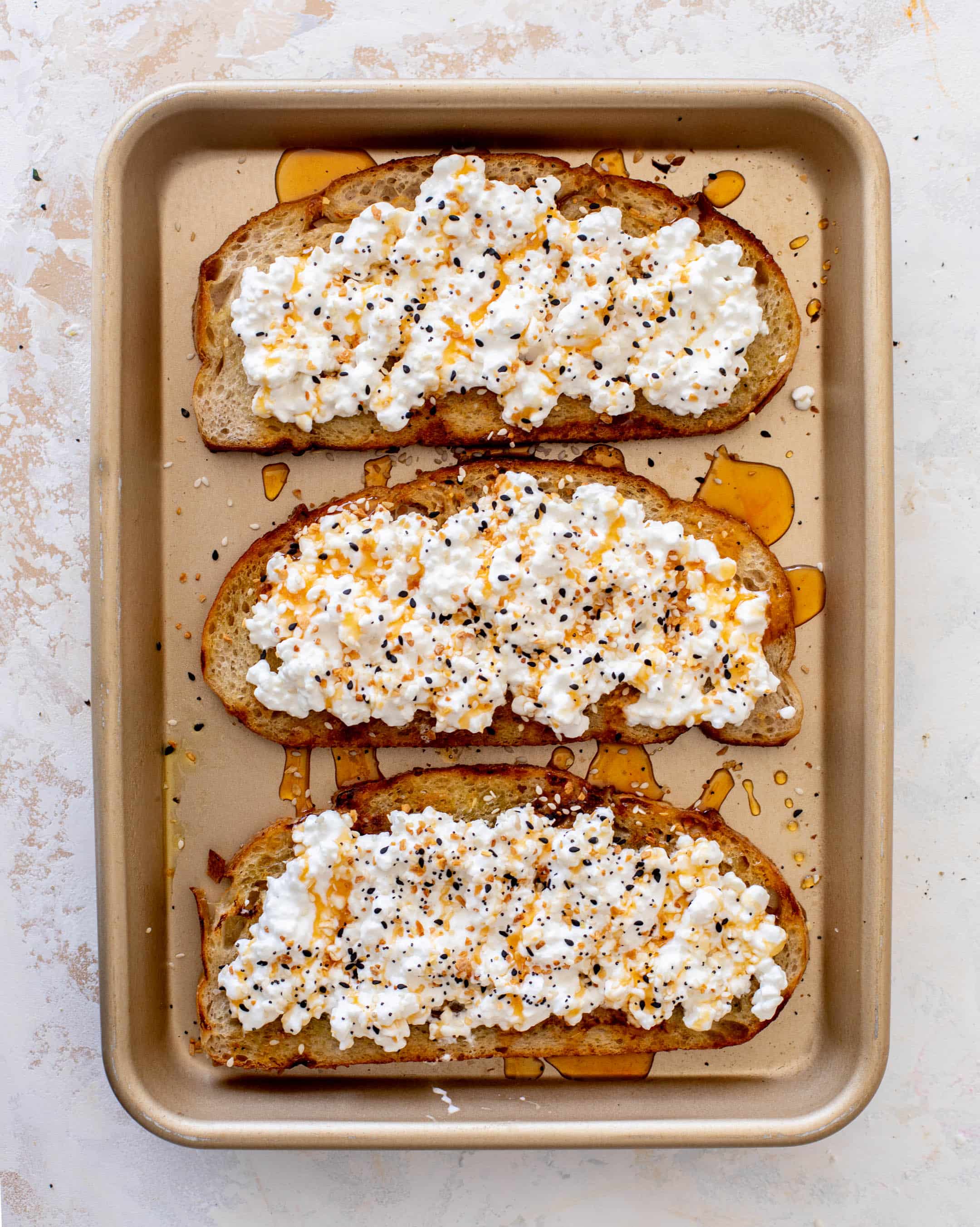 smoked salmon cottage cheese toast