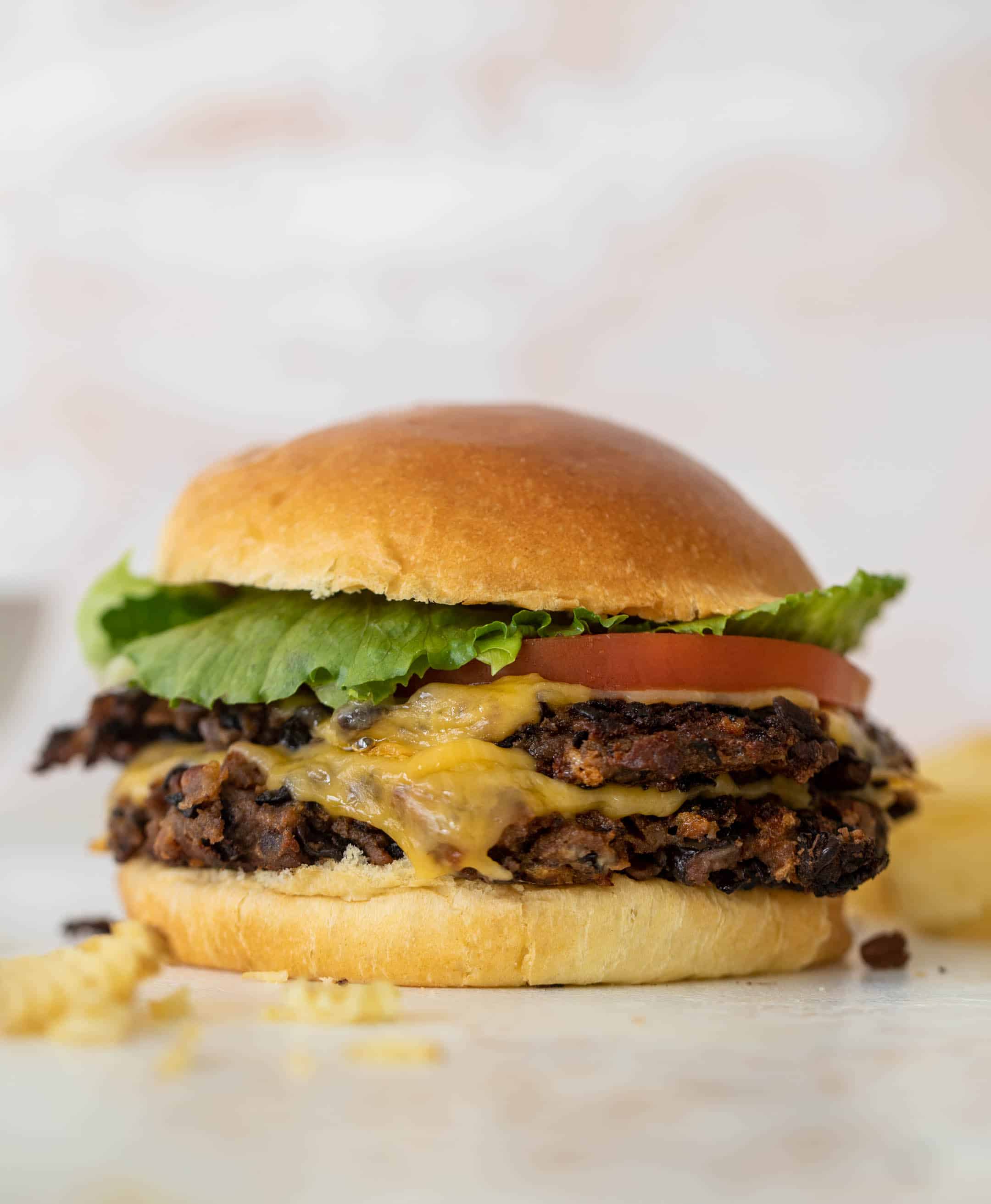black bean smashburgers