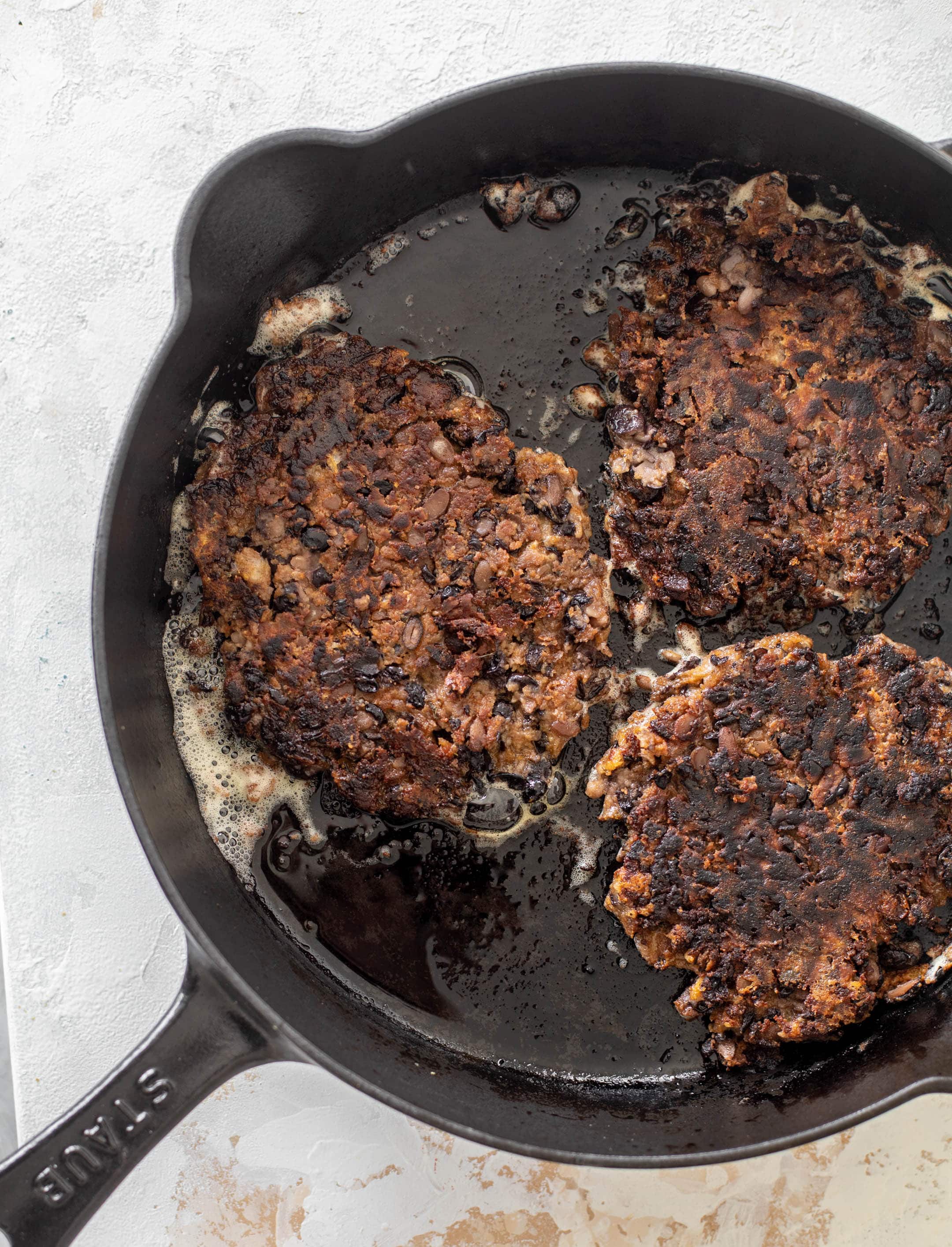 black bean smashburgers