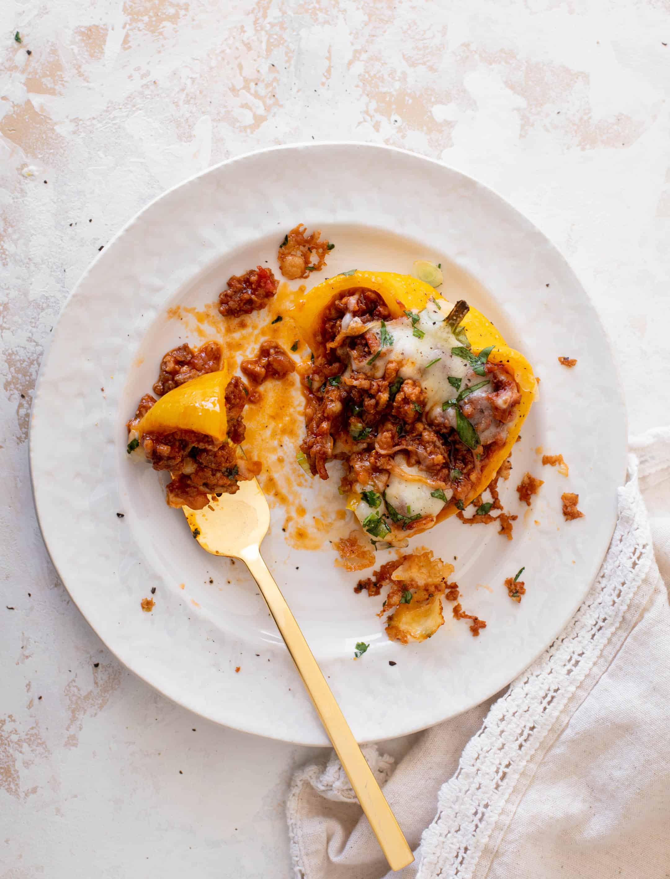 sloppy joe stuffed peppers