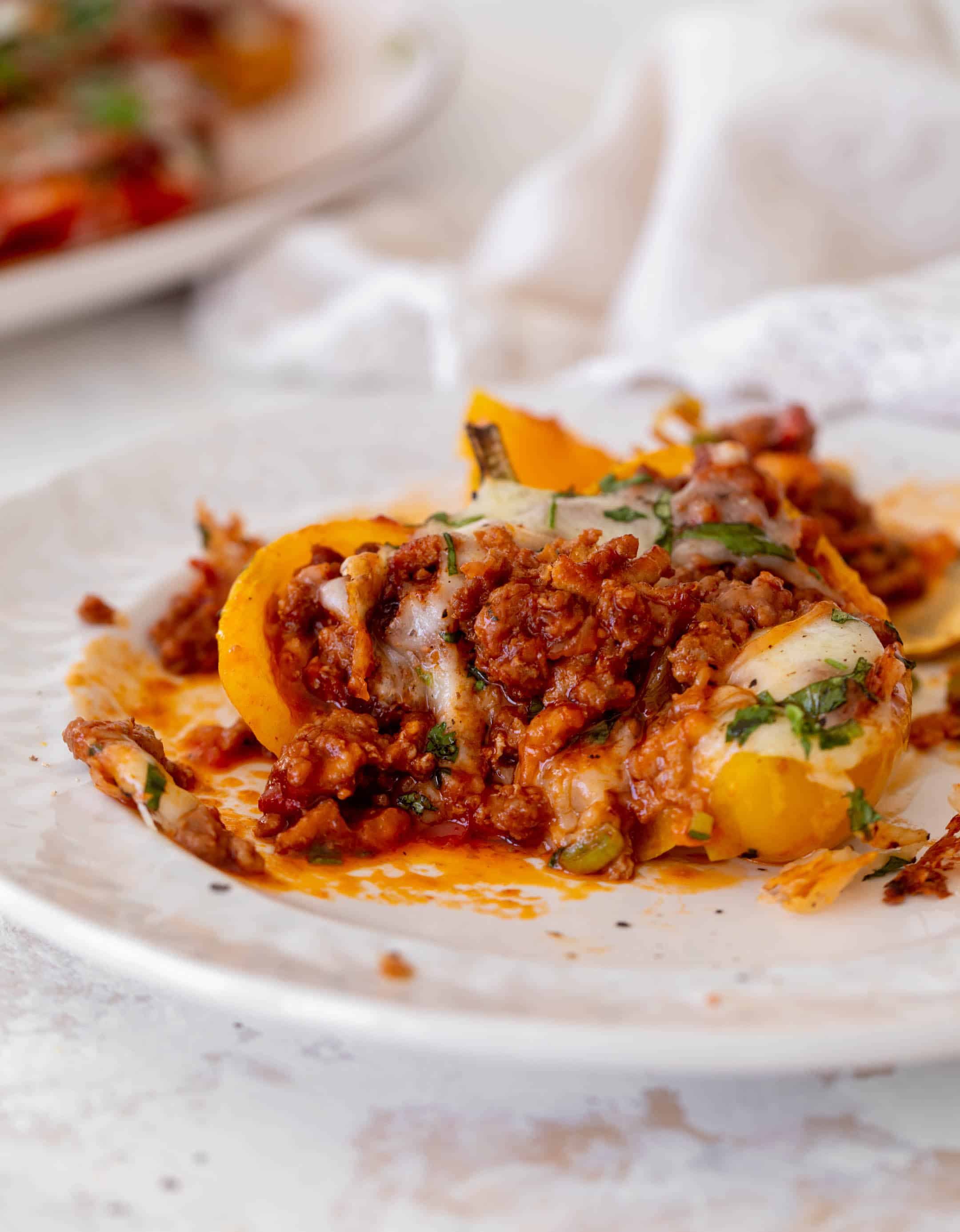 sloppy joe stuffed peppers