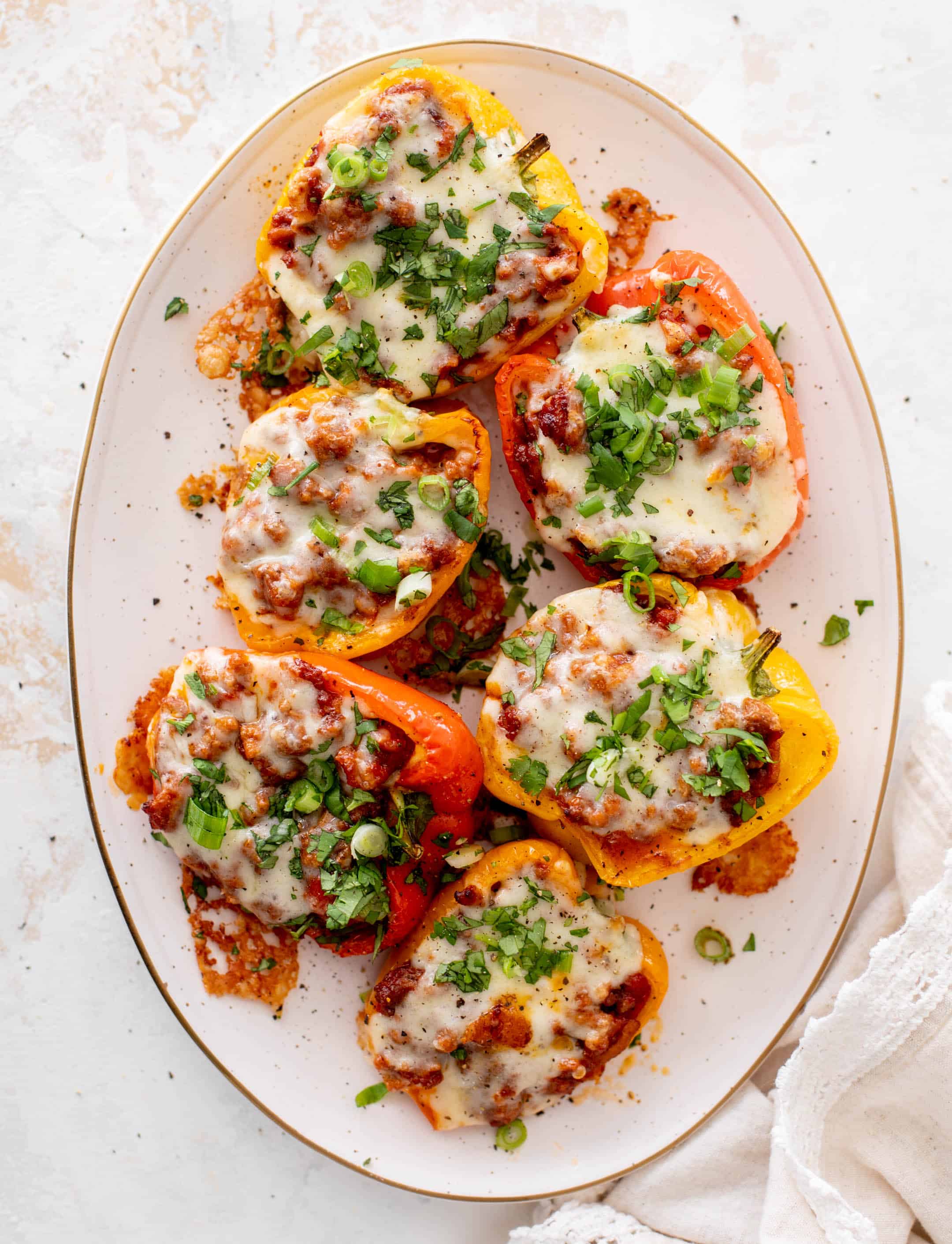 sloppy joe stuffed peppers