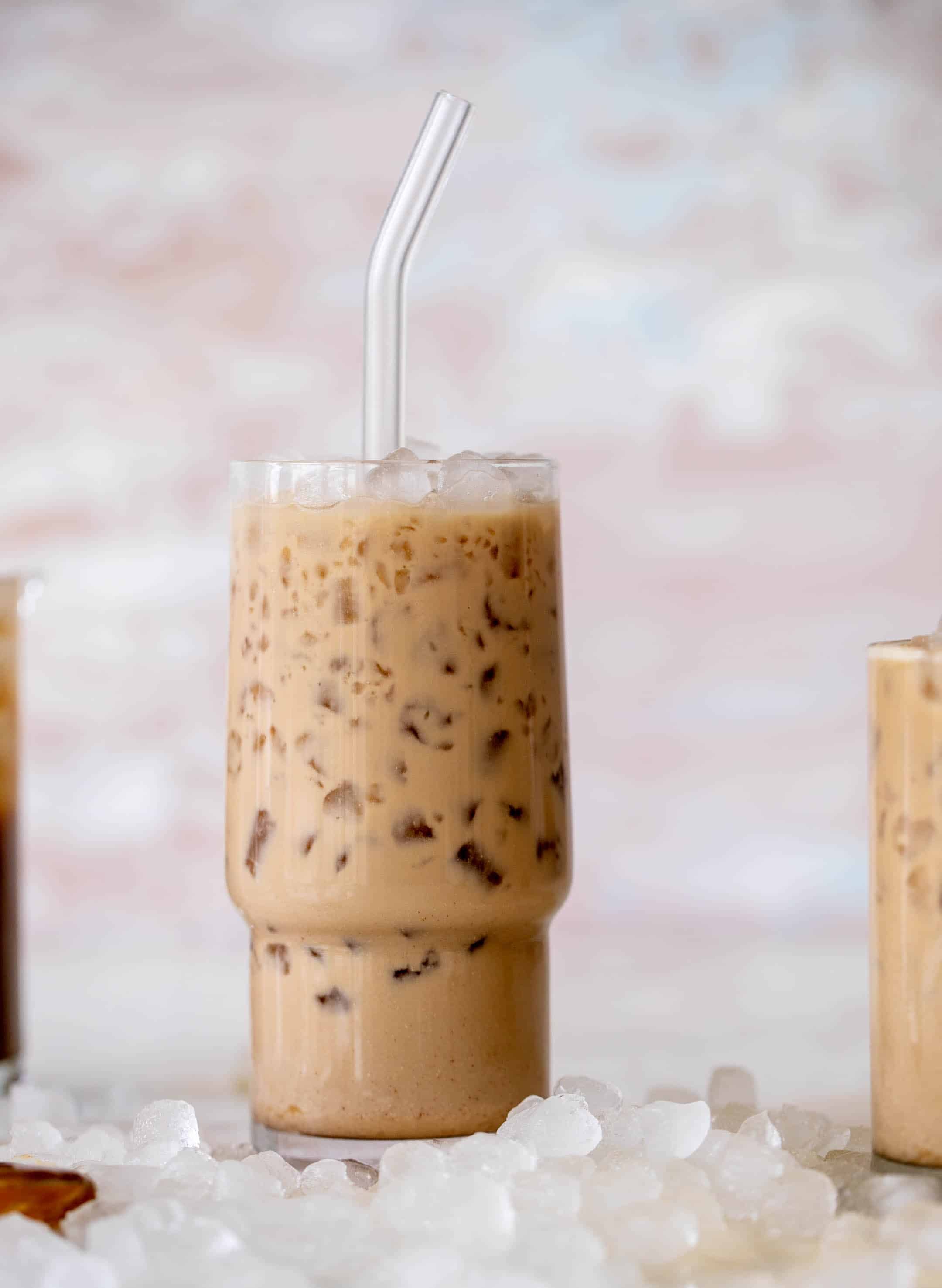 peanut butter iced lattes
