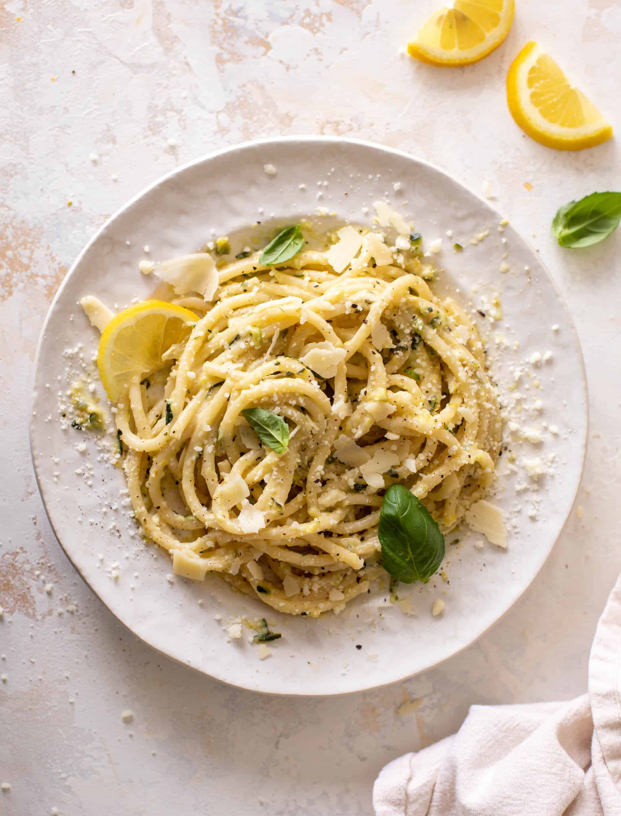 lemon zucchini pasta