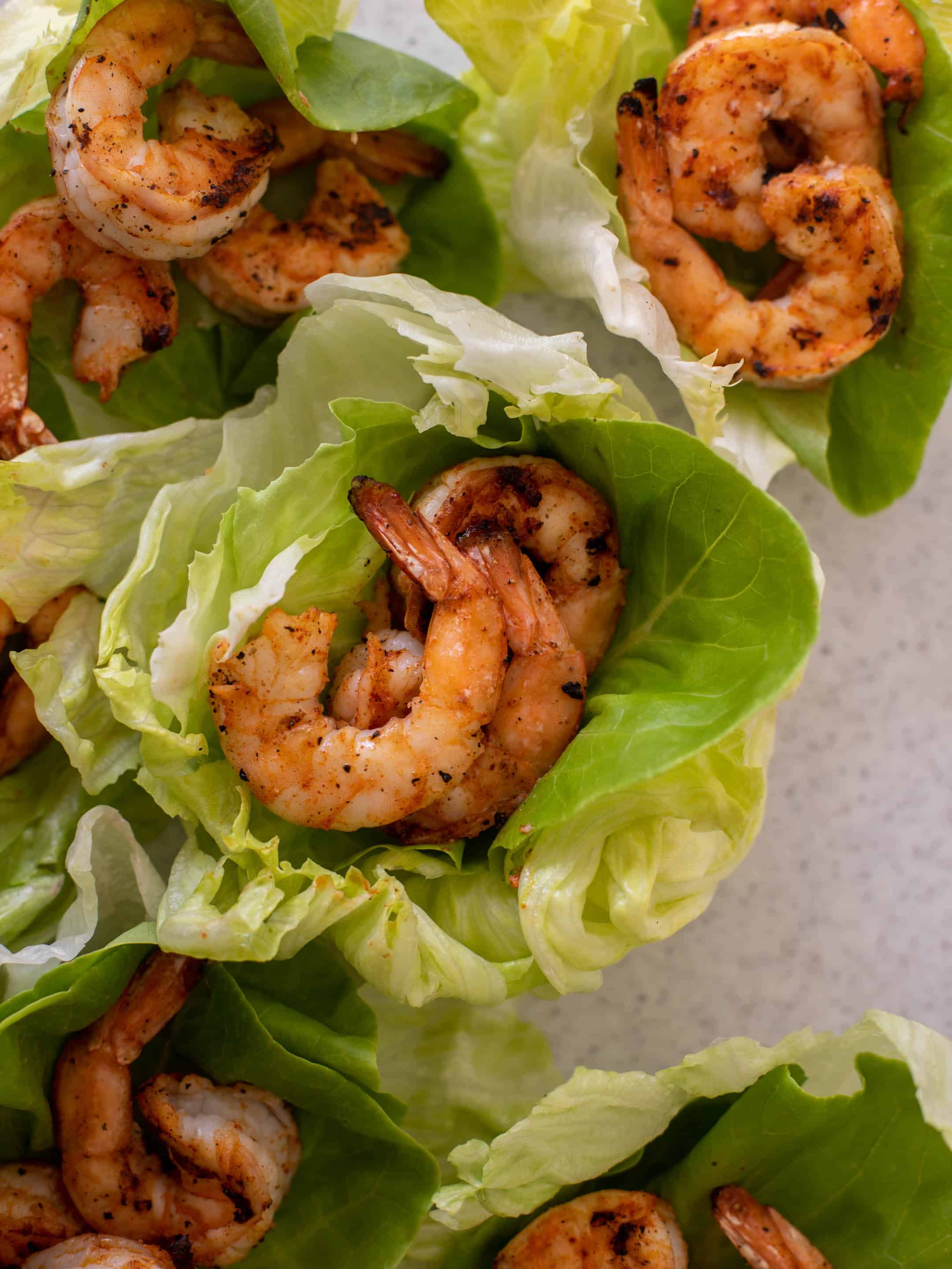grilled shrimp lettuce wraps